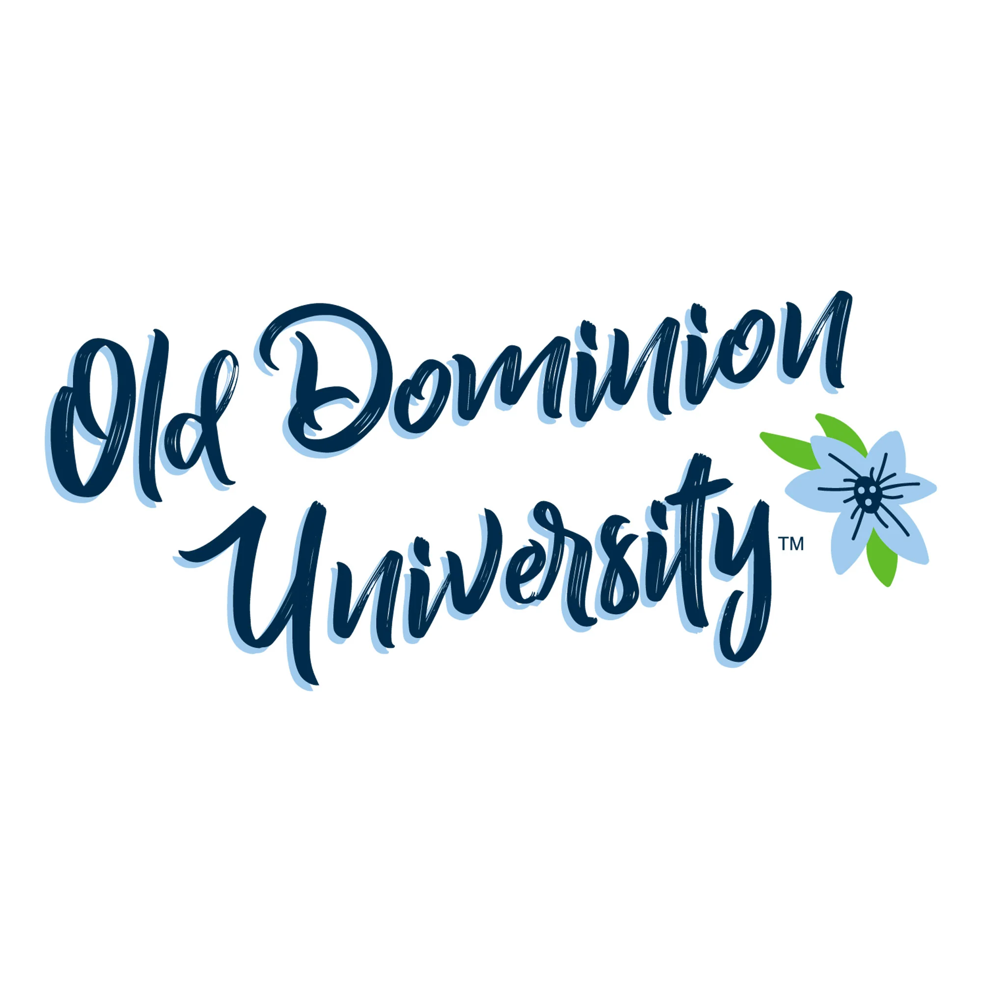 Old Dominion University Monarchs Floral State Comfort Colors Short Sleeve T Shirt - White - Image 2