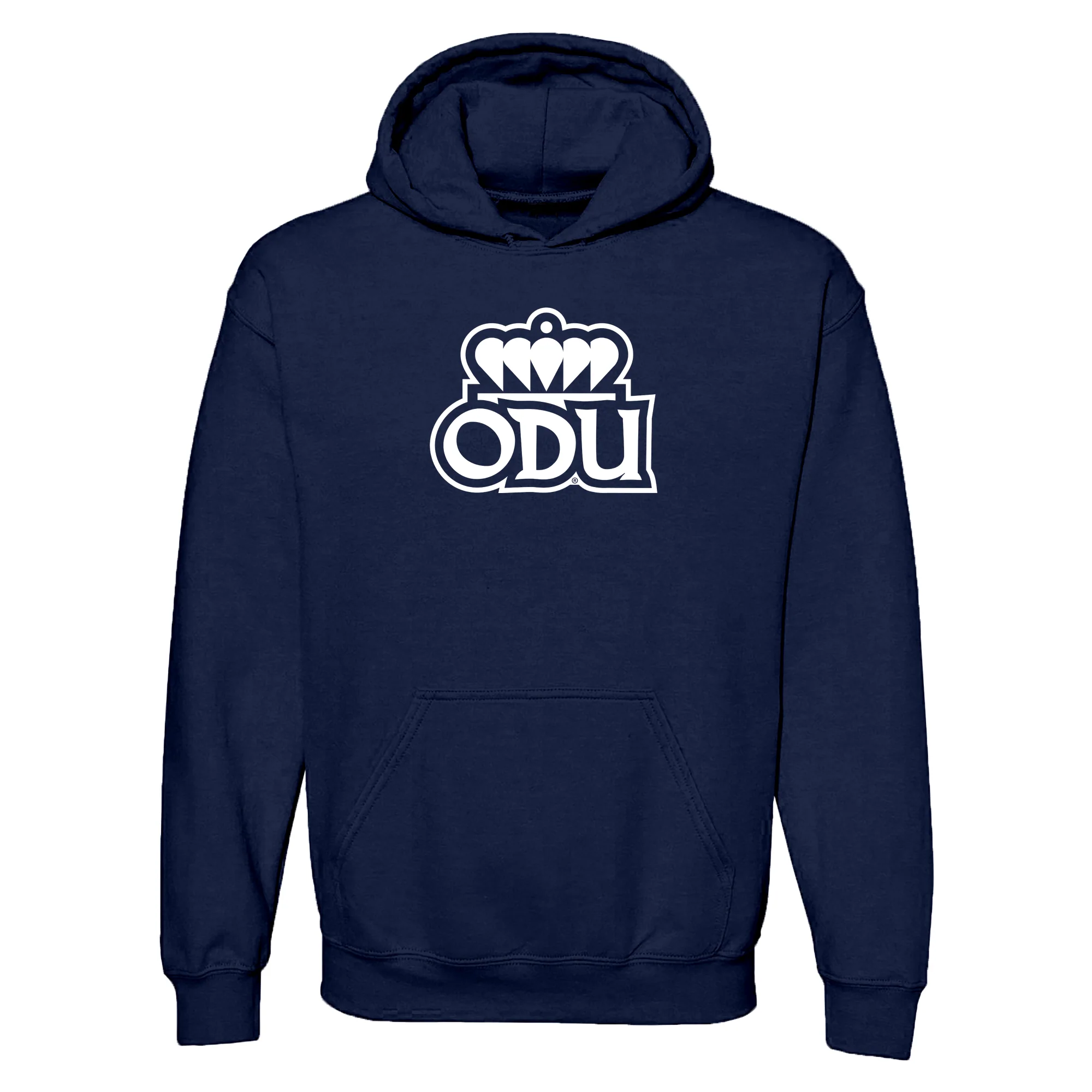 Old Dominion University Monarchs Primary Logo Heavy Blend Hoodie - Navy