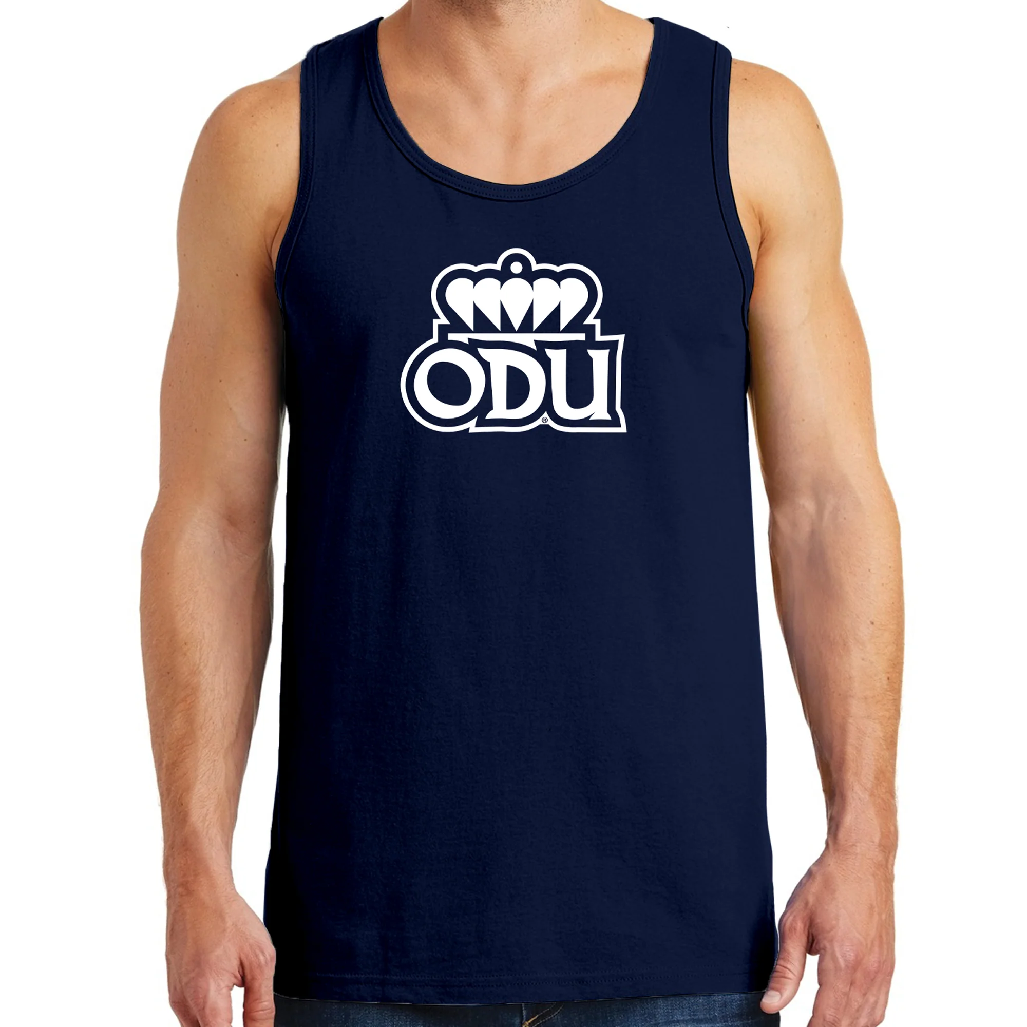 Old Dominion University Monarchs Primary Logo Tank Top - Navy - Image 3