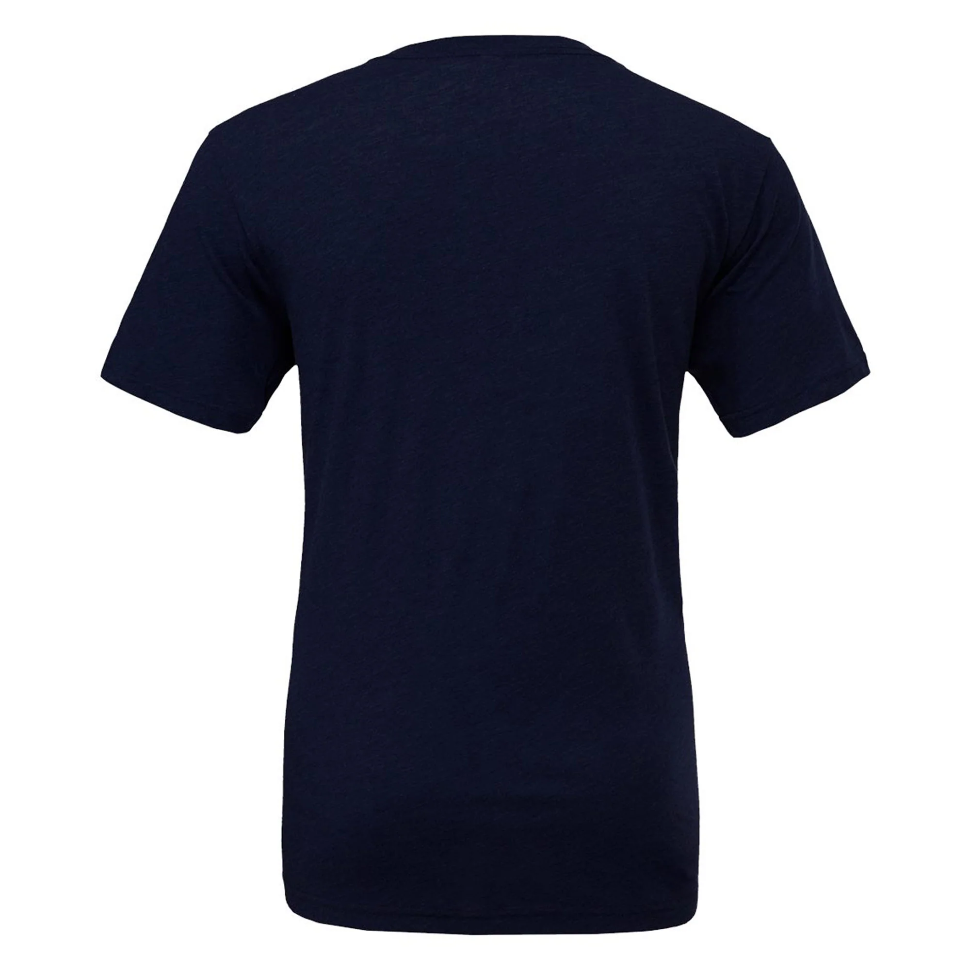 Old Dominion University Monarchs Harbor Script Canvas Short Sleeve Triblend T-Shirt - Solid Navy - Image 3