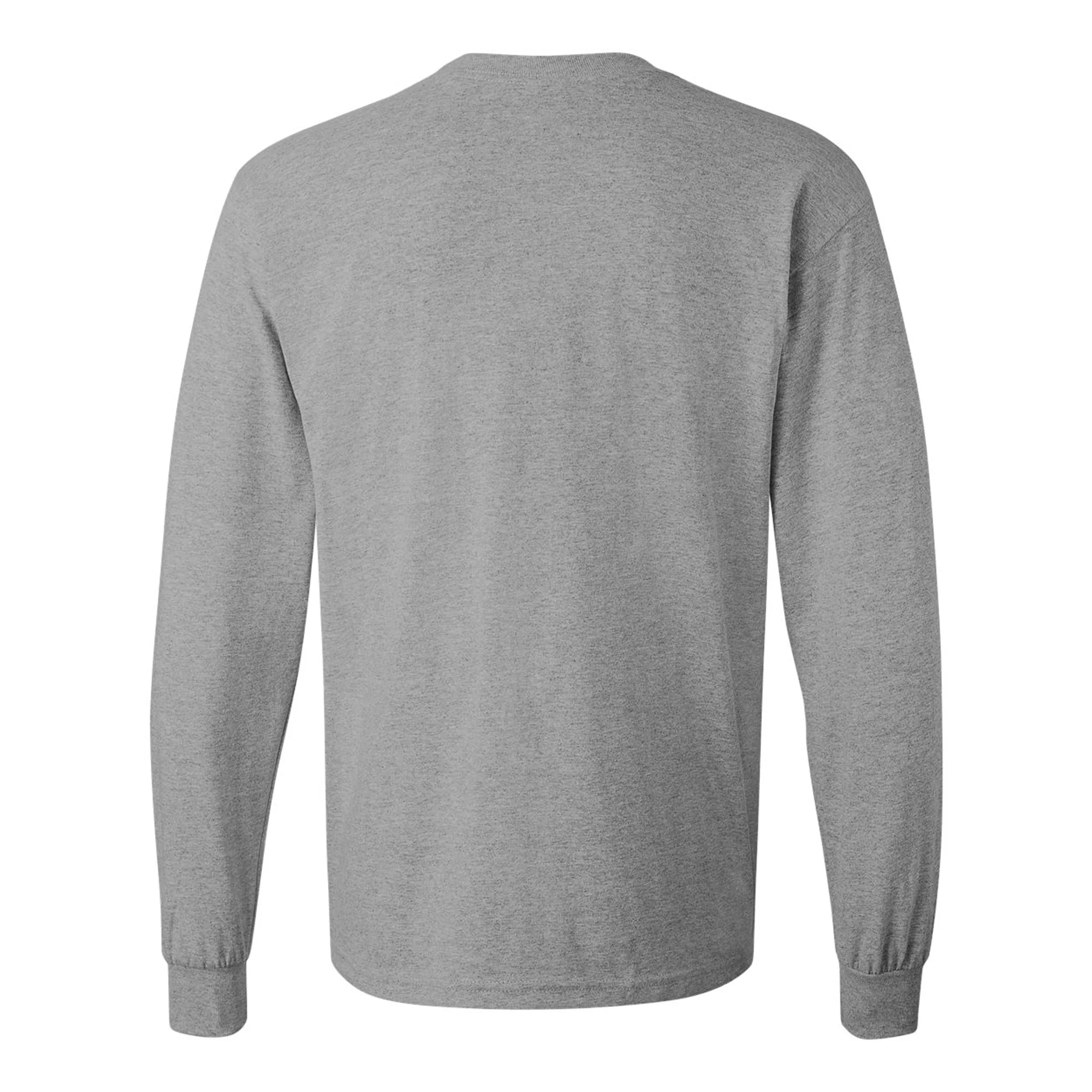 Old Dominion University Monarchs Institutional Logo Long Sleeve T Shirt - Sport Grey - Image 3