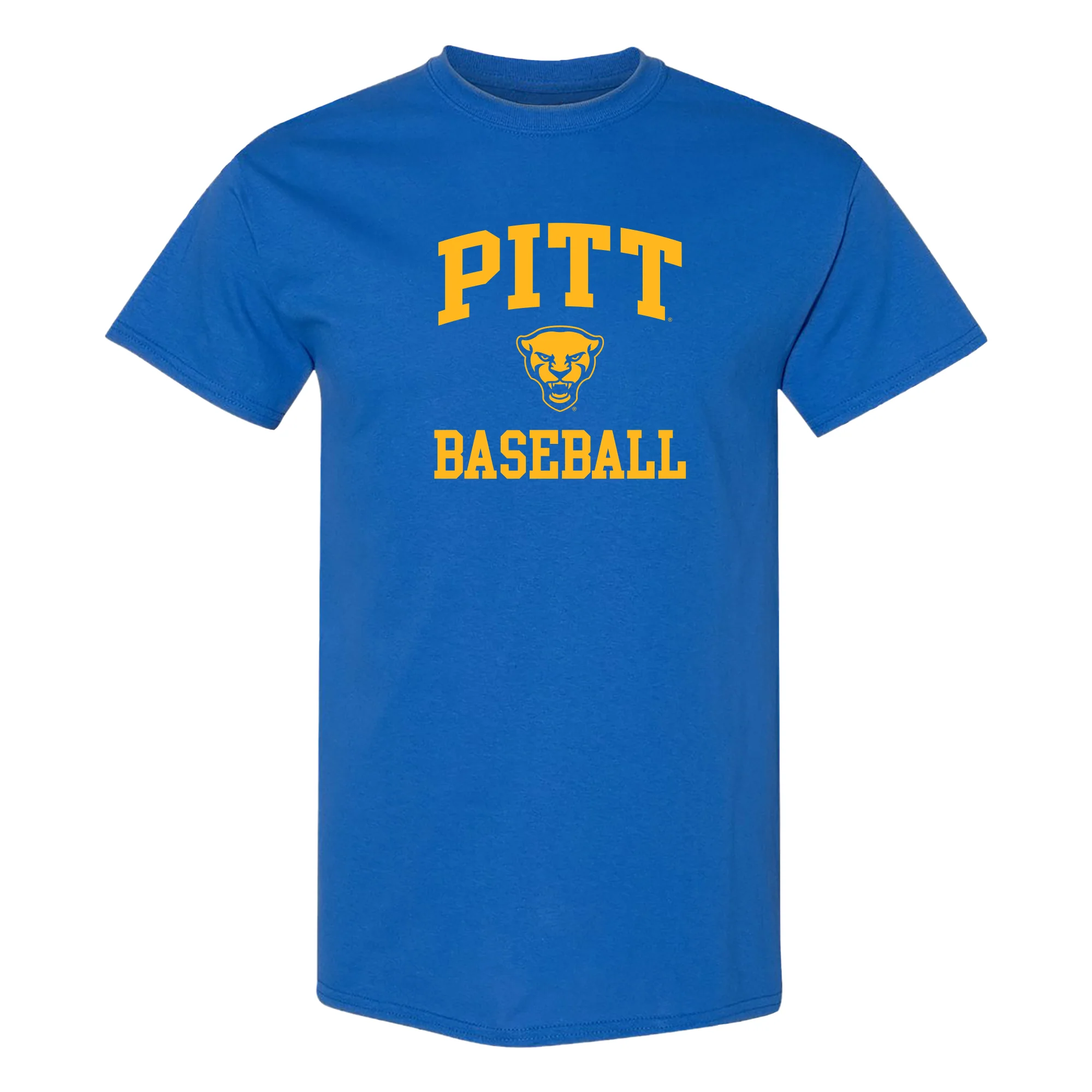 Pittsburgh Arch Logo Baseball T-Shirt - Royal