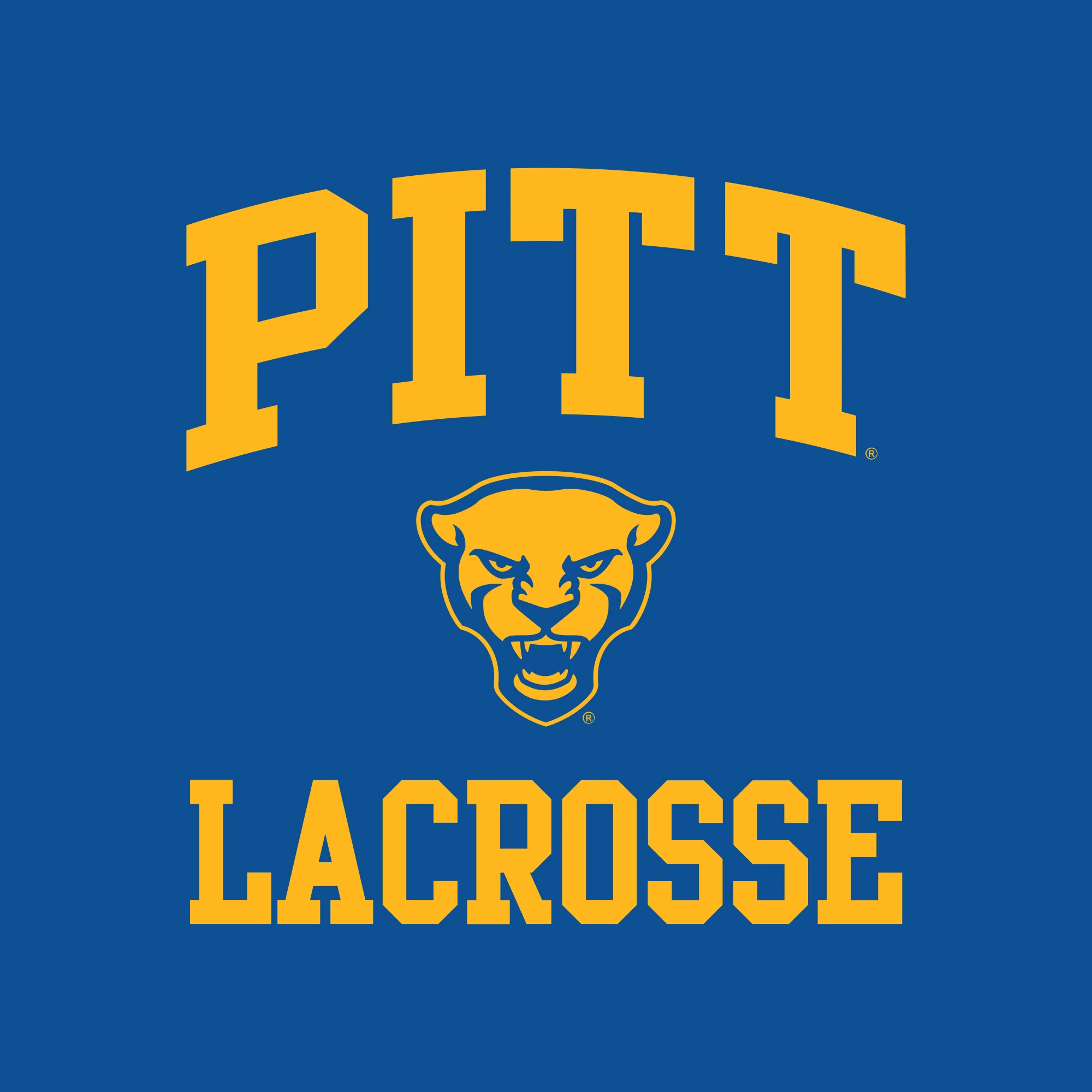 Pittsburgh Arch Logo Lacrosse Hoodie - Royal - Image 2