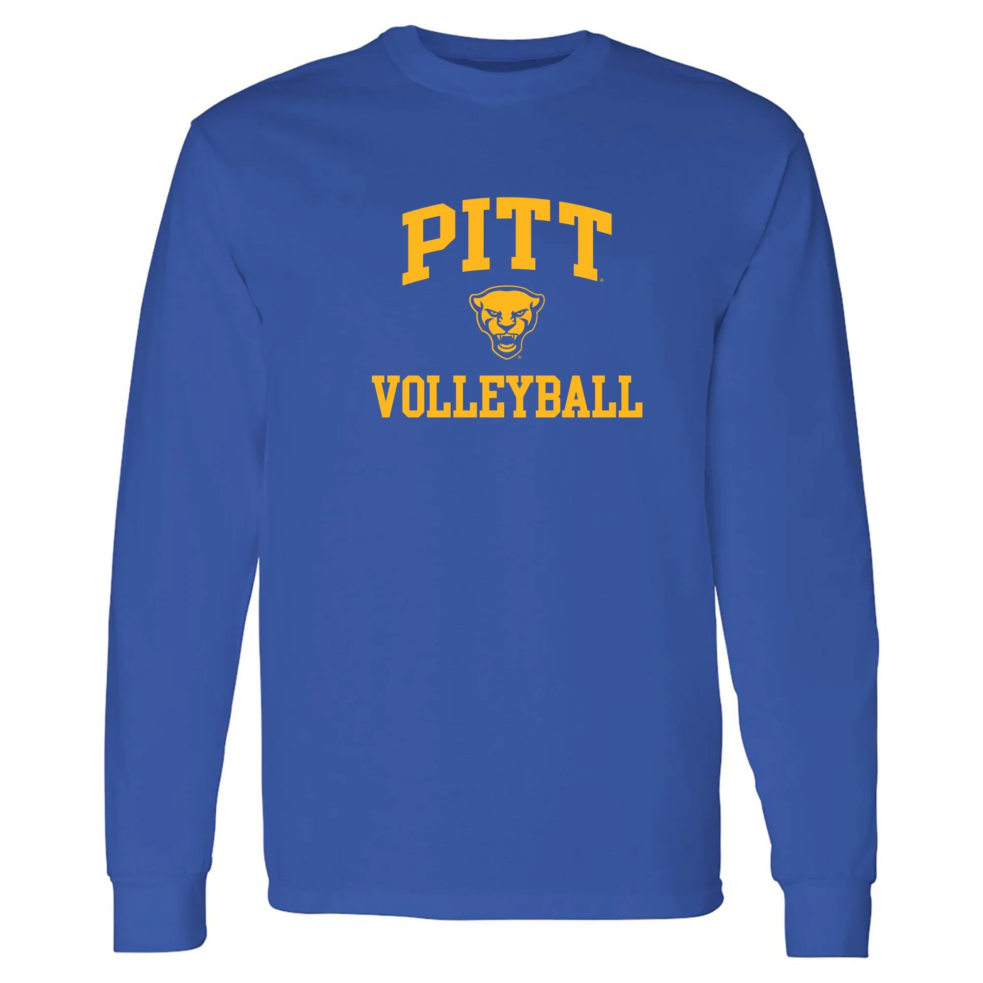 Pittsburgh Arch Logo Volleyball Long Sleeve - Royal