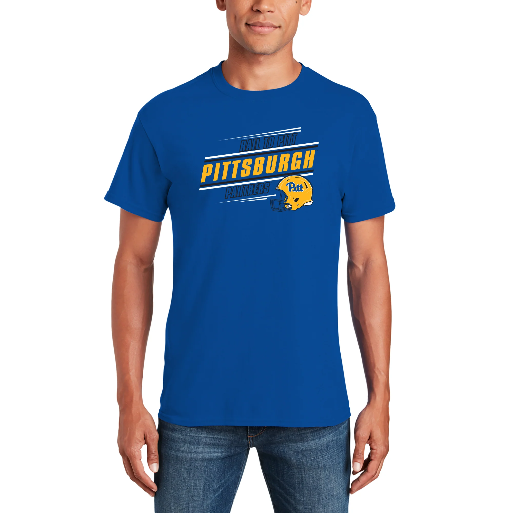 Pittsburgh Panthers Action Cheer T-Shirt - Royal - Image 3