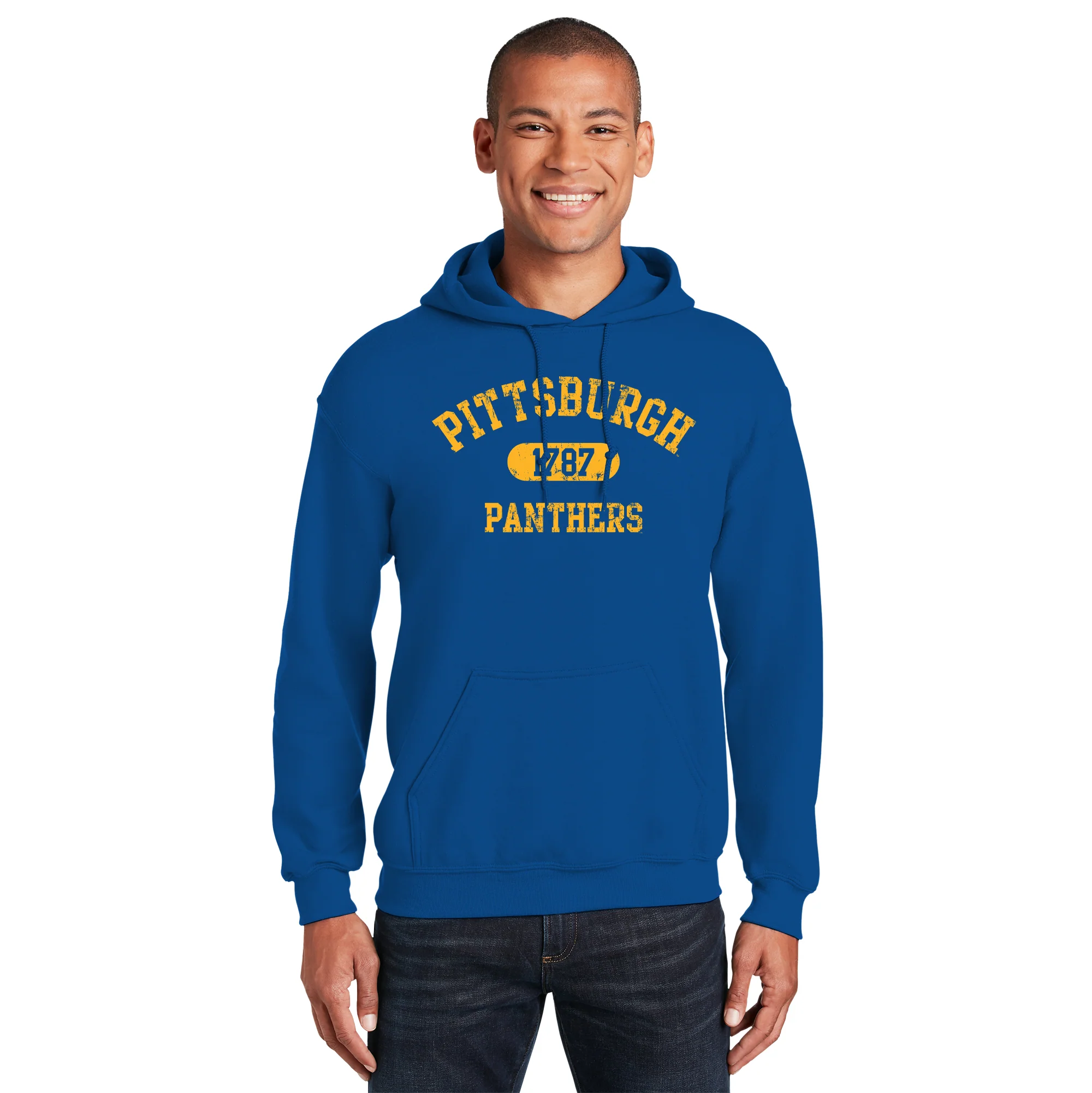 Pittsburgh Panthers Athletic Arch Hoodie - Royal - Image 3