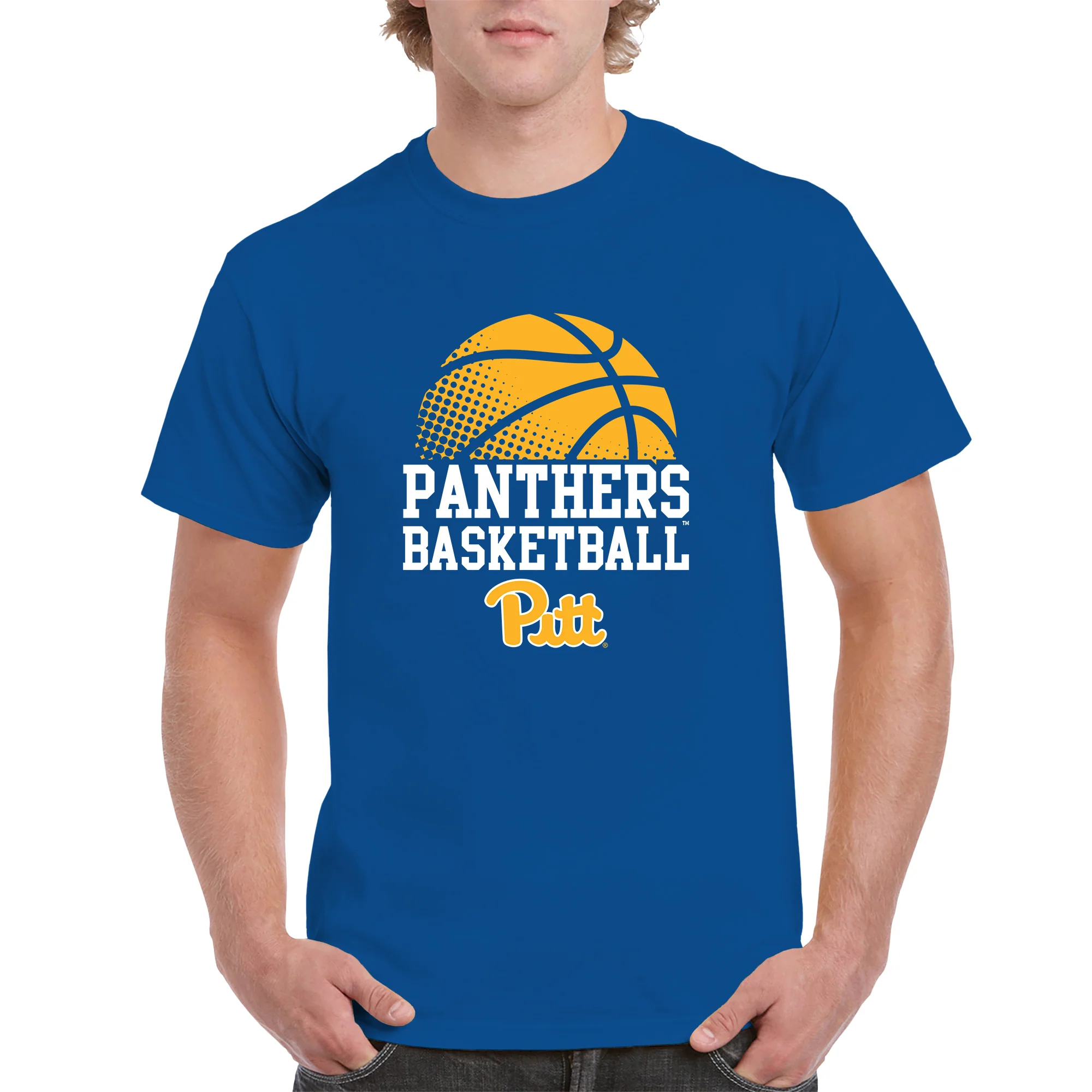 Pittsburgh Panthers Basketball Flux T-Shirt - Royal - Image 3