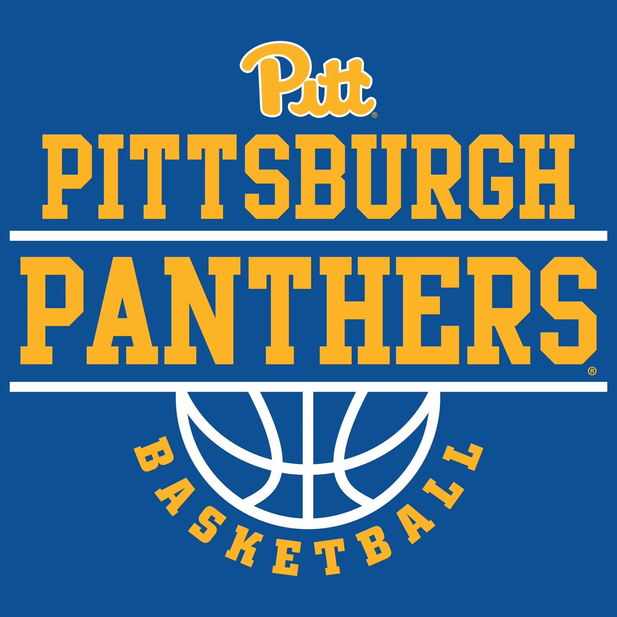 Pittsburgh Panthers Basketball Peak T-Shirt - Royal - Image 2