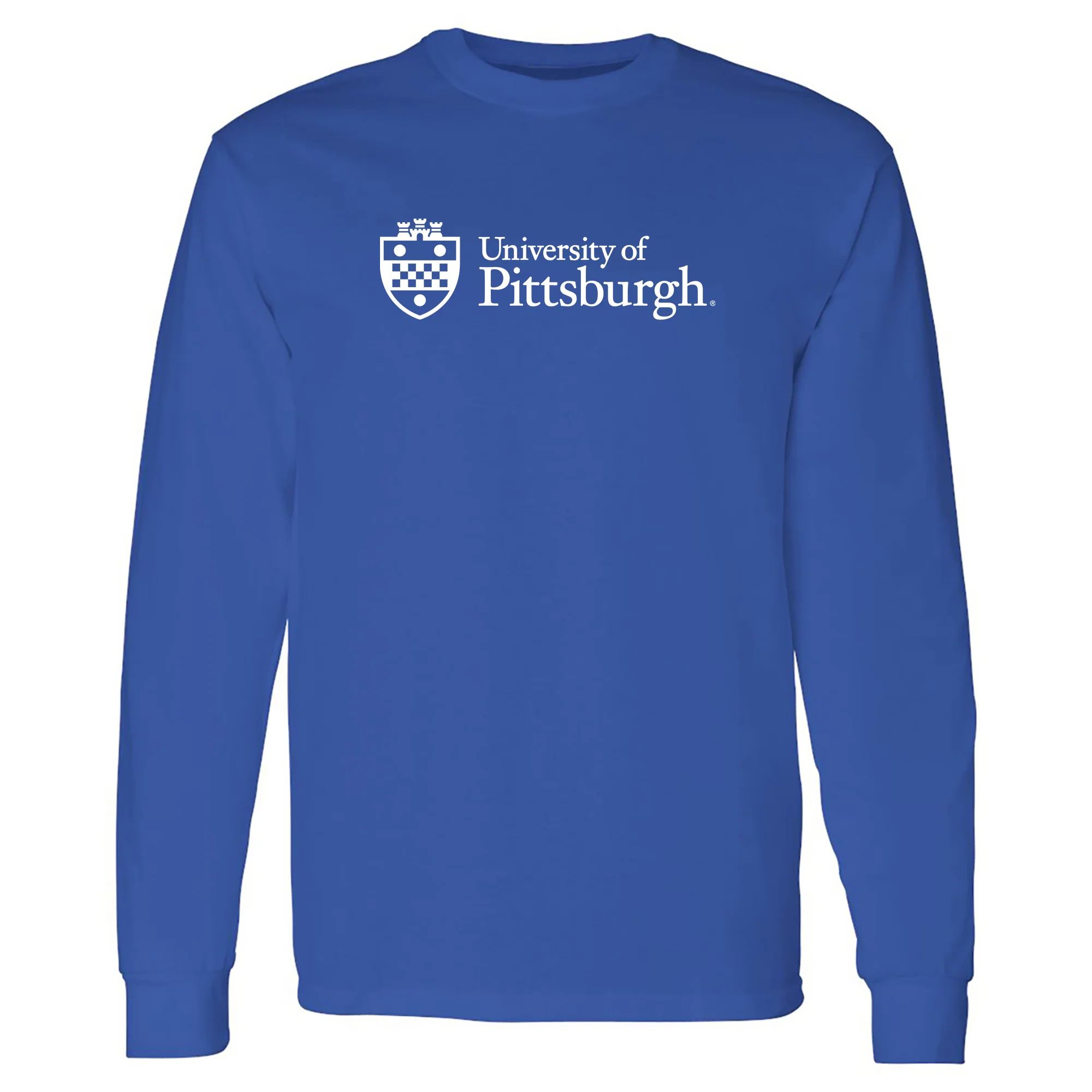 Pittsburgh Panthers Institutional Logo Long Sleeve T-Shirt - Royal