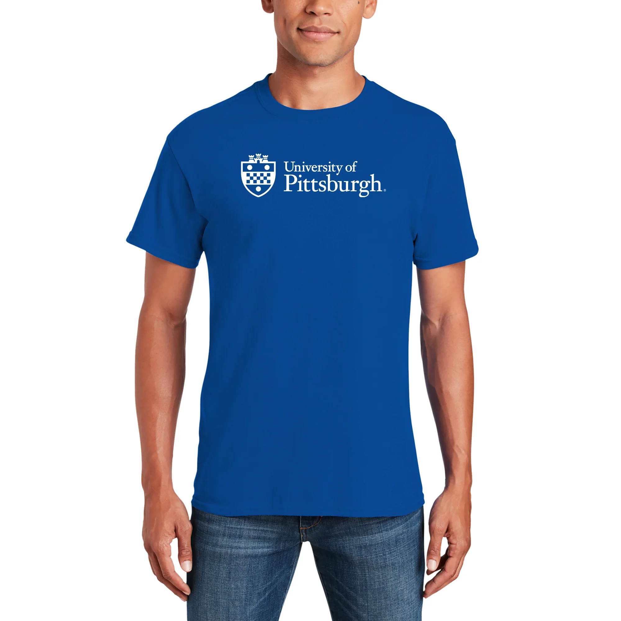 Pittsburgh Panthers Institutional Logo T-Shirt - Royal - Image 3