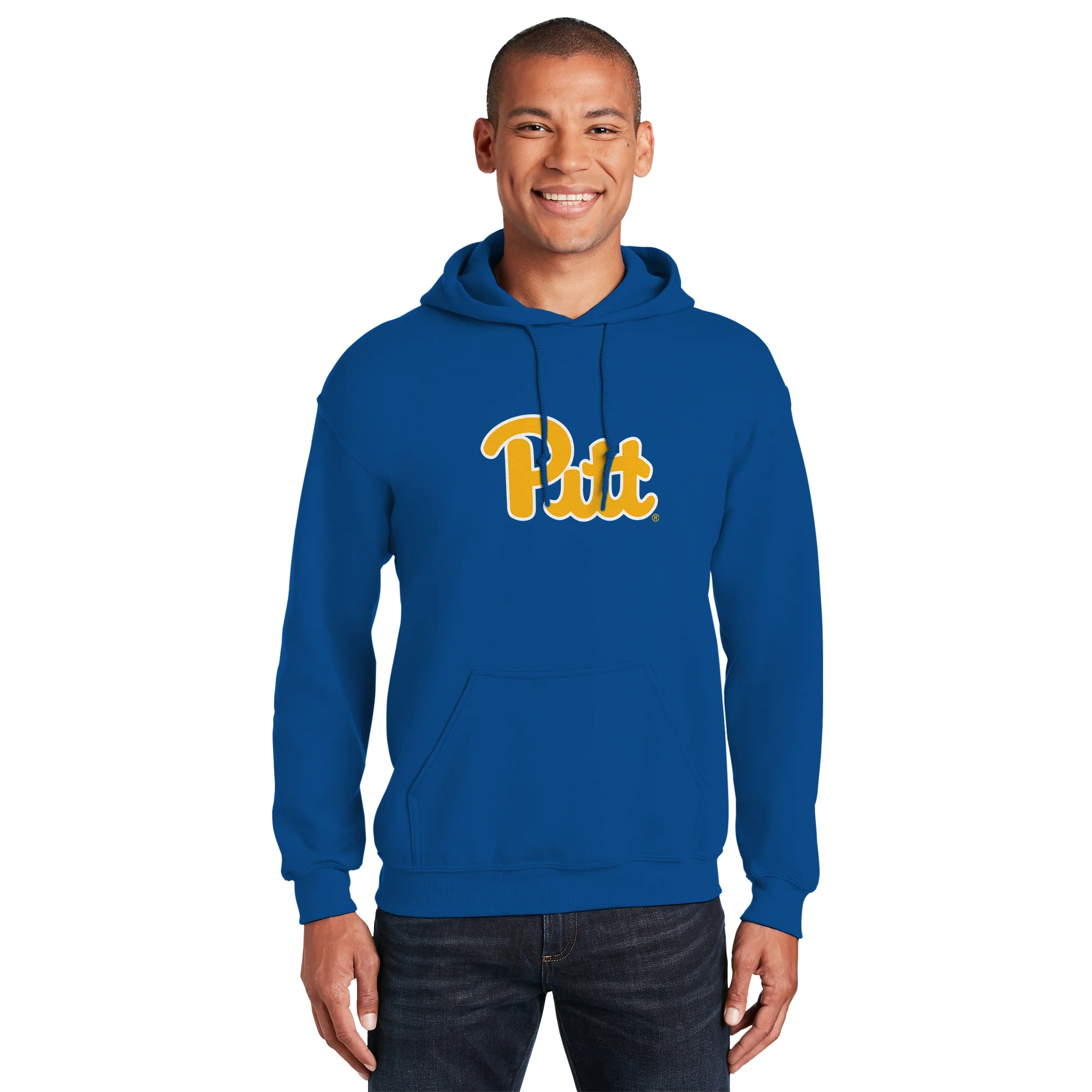 Pittsburgh Panthers Primary Logo Hoodie - Royal - Image 3