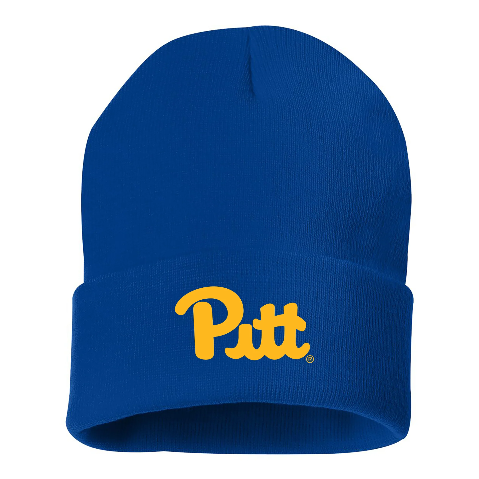 Pittsburgh Primary Logo Solid Knit Cuffed Beanie