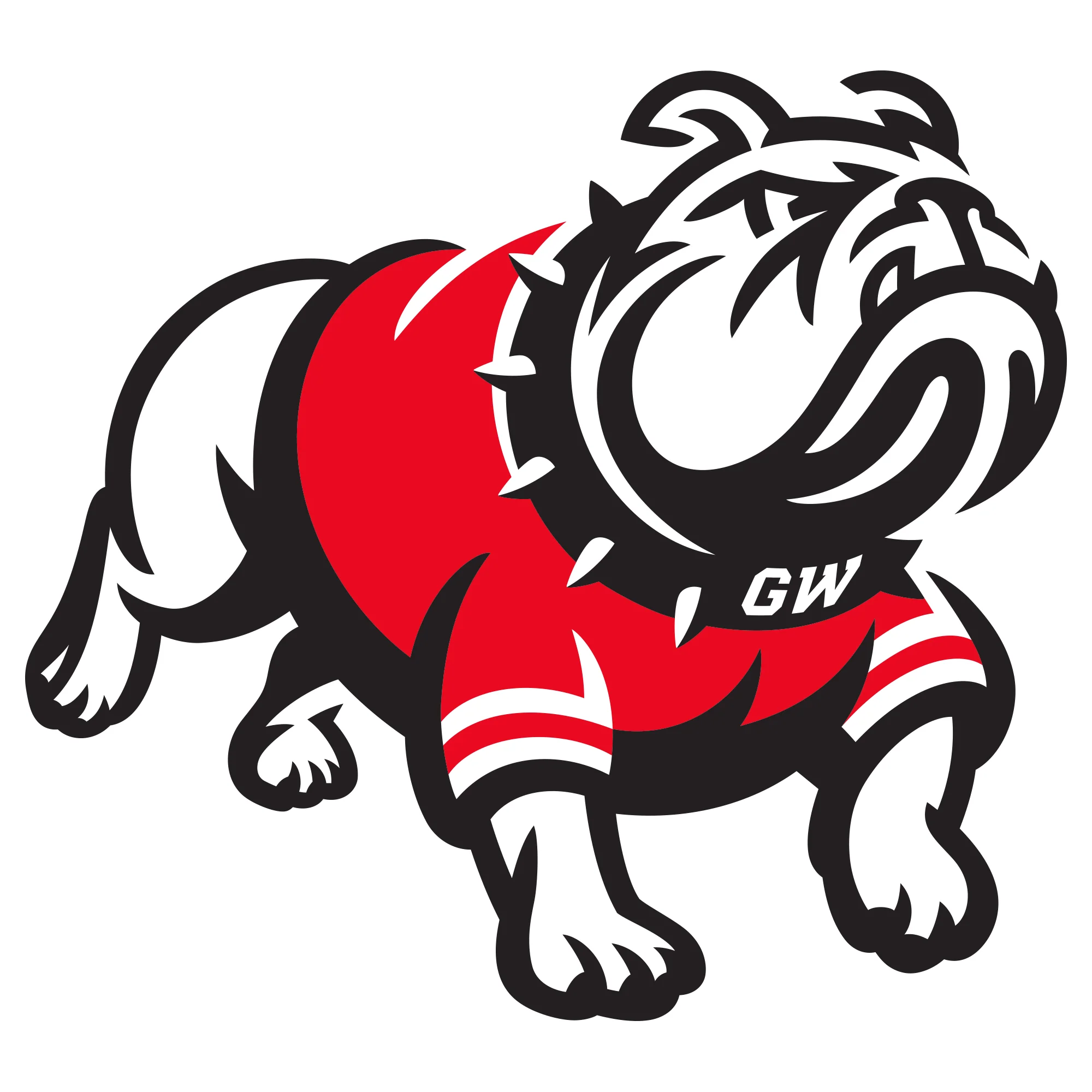 Gardner-Webb University Bulldogs Primary Logo Heavy Blend Hoodie - White - Image 2