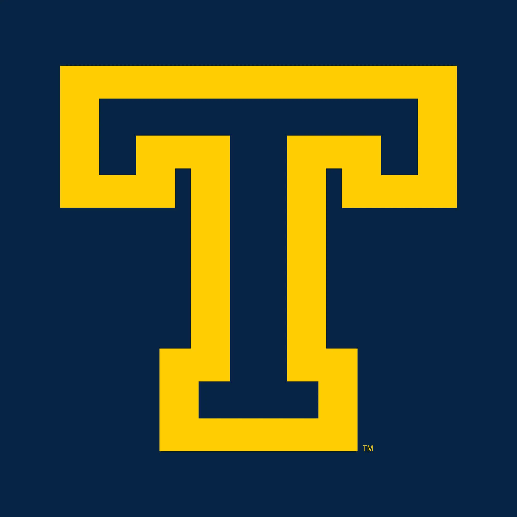 Trinity College Bantams Primary Logo Basic Cotton Short Sleeve T Shirt - Navy - Image 2