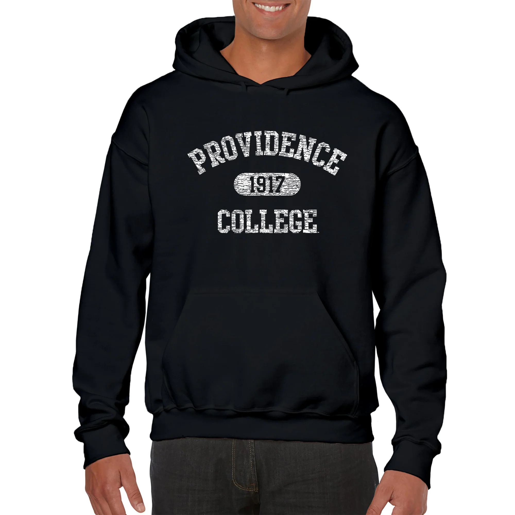 Providence Athletic Arch Hoodie - Black - Image 3