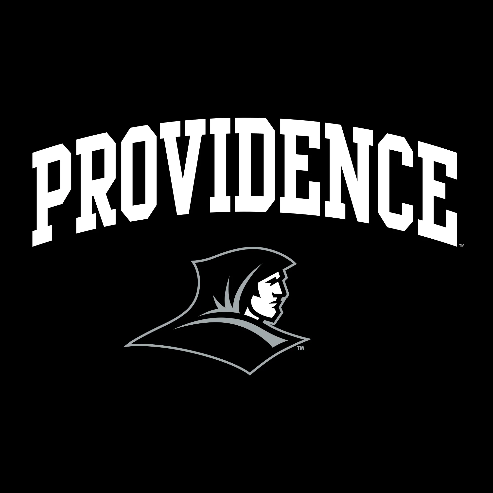 Providence College Friars Arch Logo Womens T-Shirt - Black - Image 2