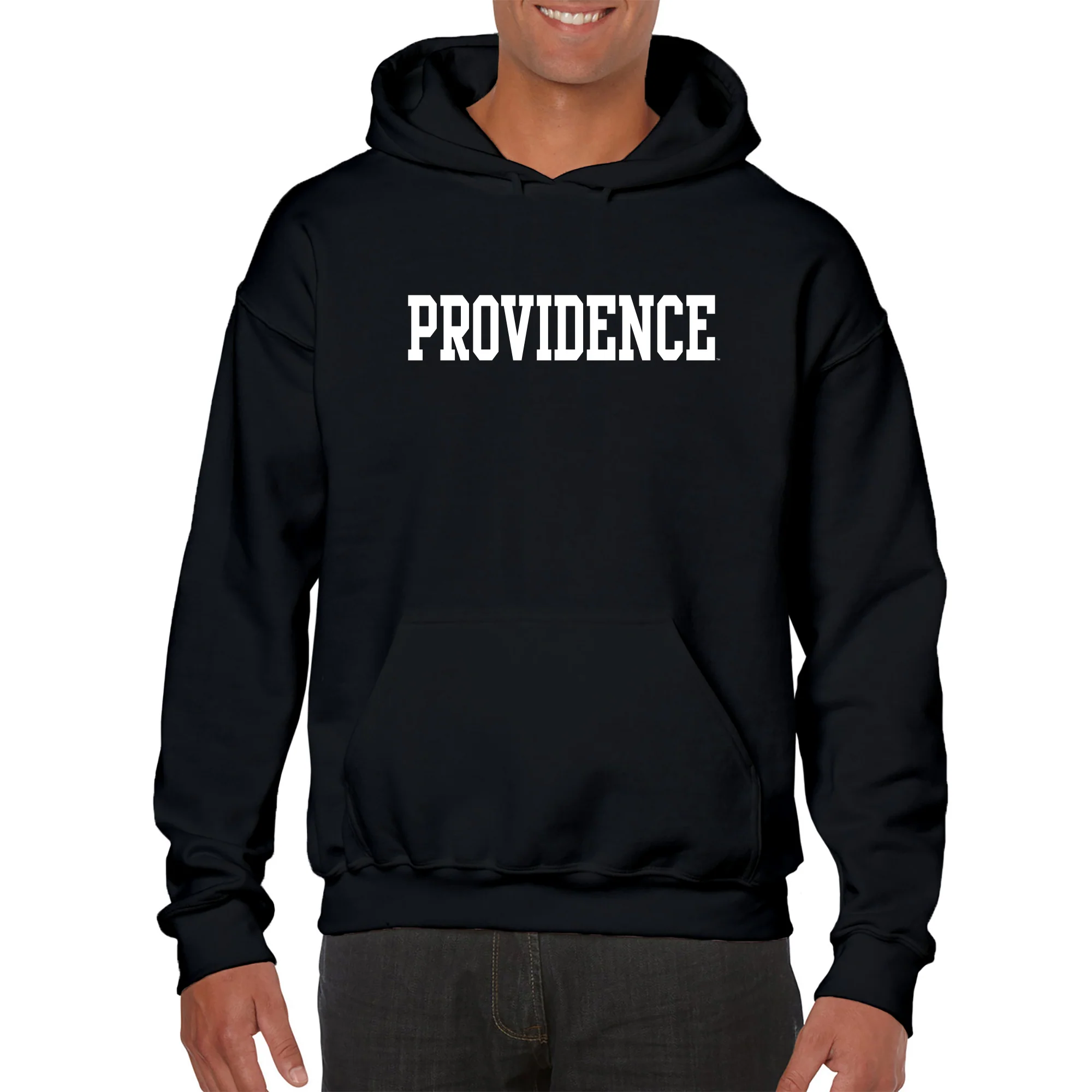 Providence College Friars Basic Block Hoodie - Black - Image 3