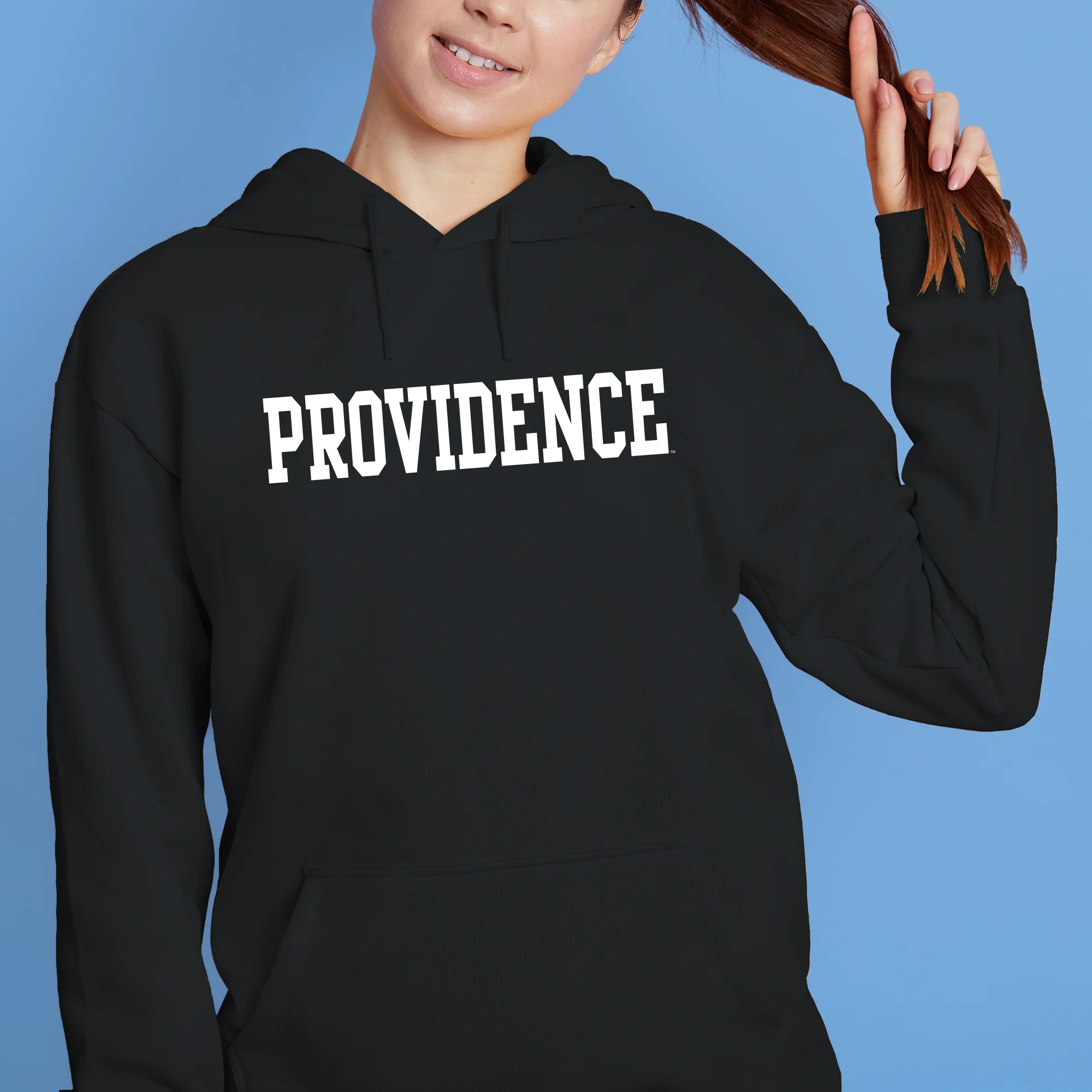 Providence College Friars Basic Block Hoodie - Black - Image 4