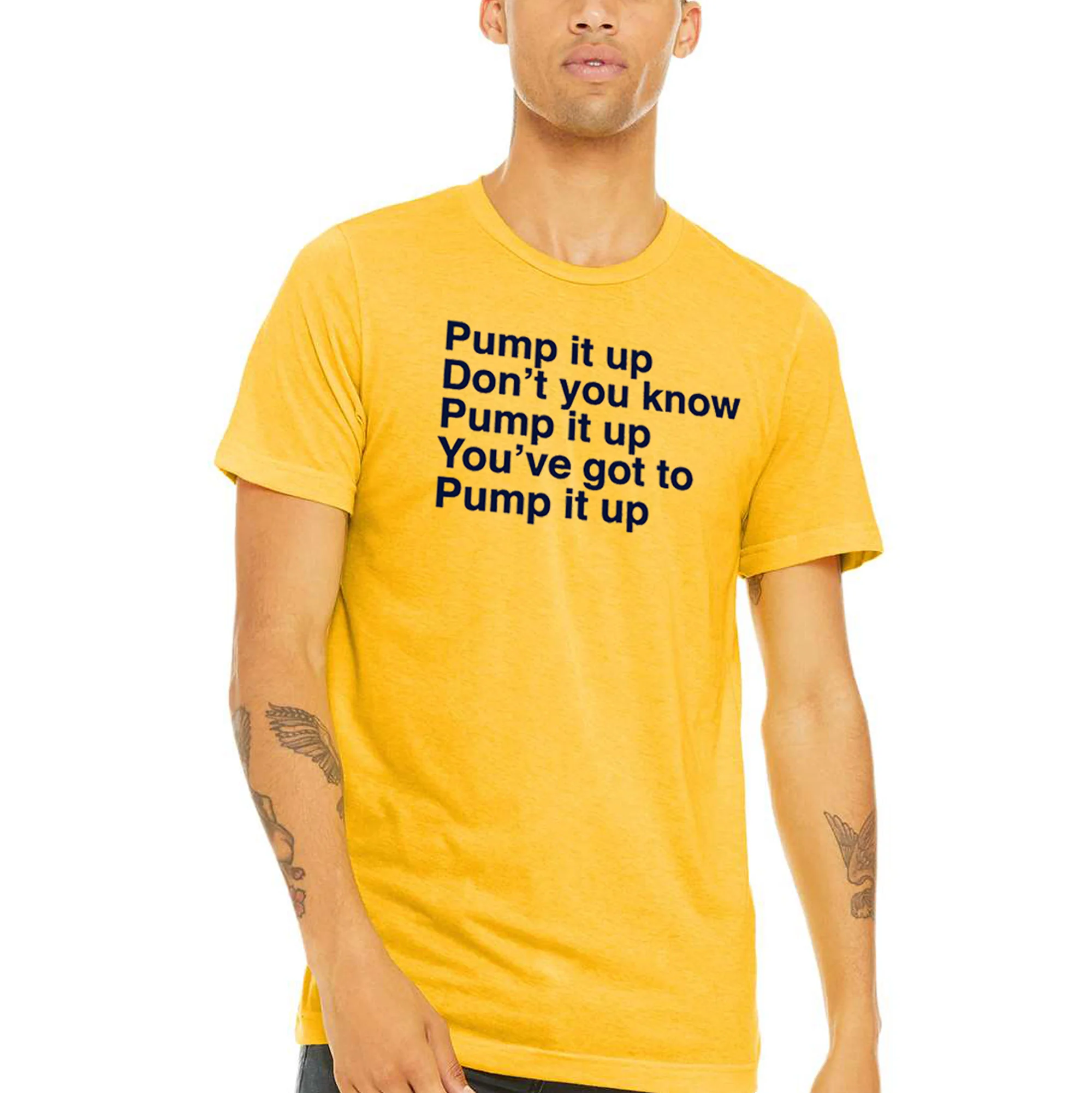 Pump It Up - Yellow Gold Triblend - Image 3