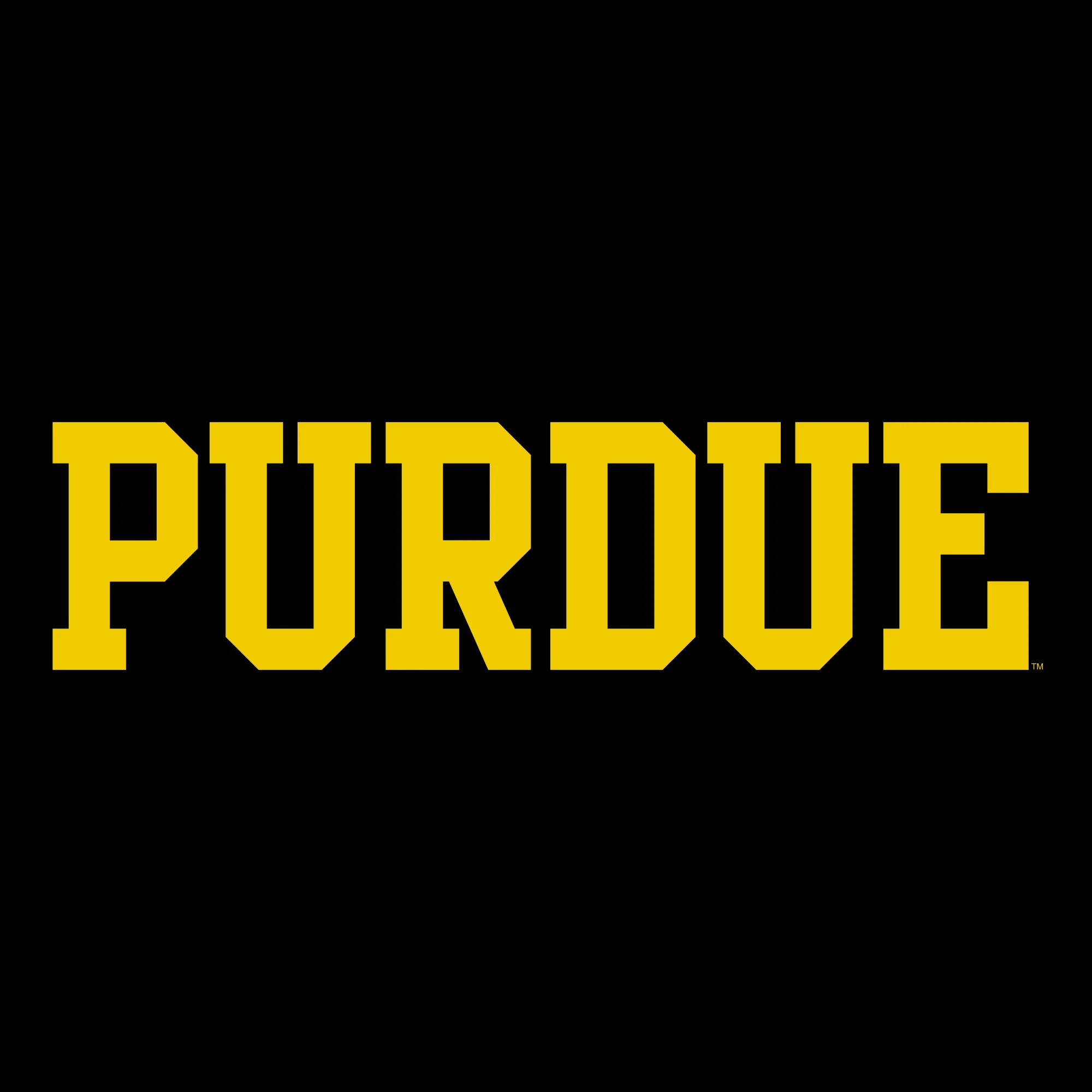Purdue Boilermakers Basic Block Tank Top - Black - Image 2