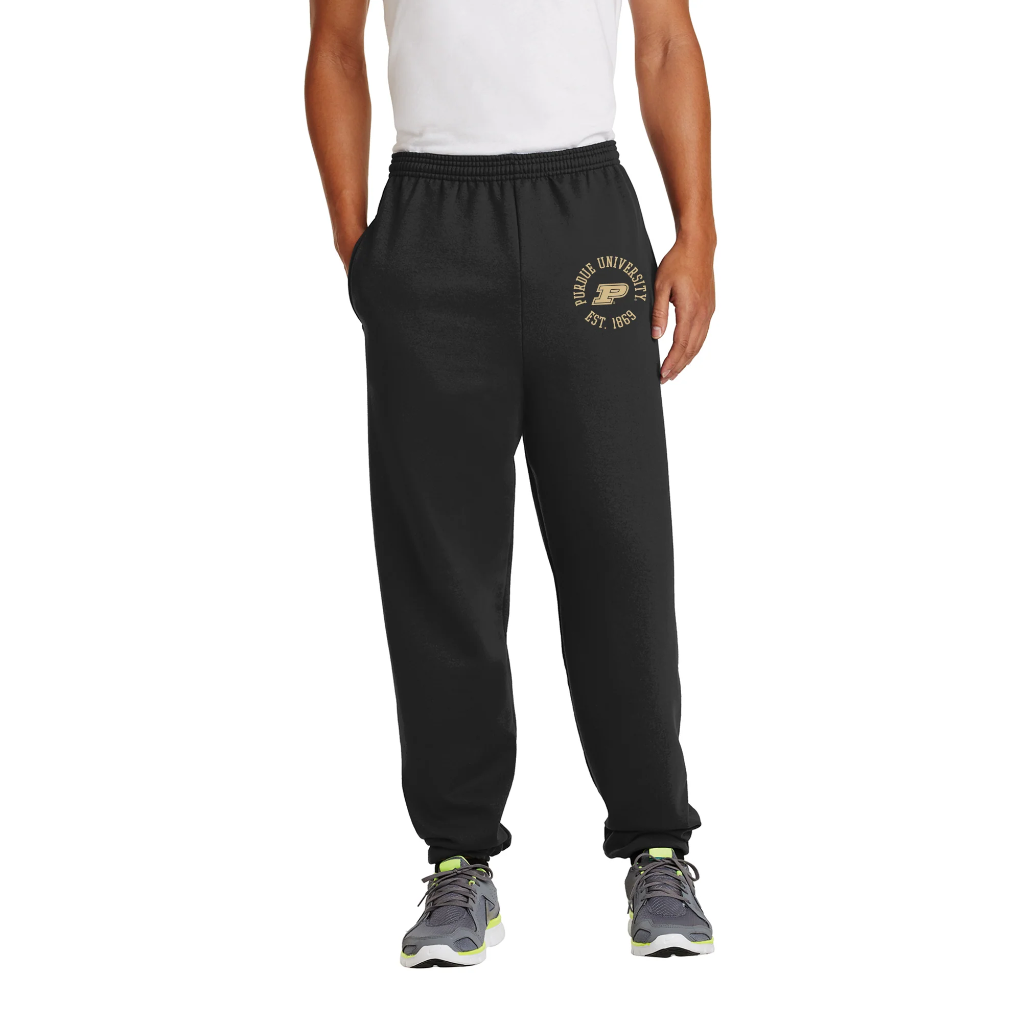 Purdue Old School Circle JA BTB Sweatpants - Image 4