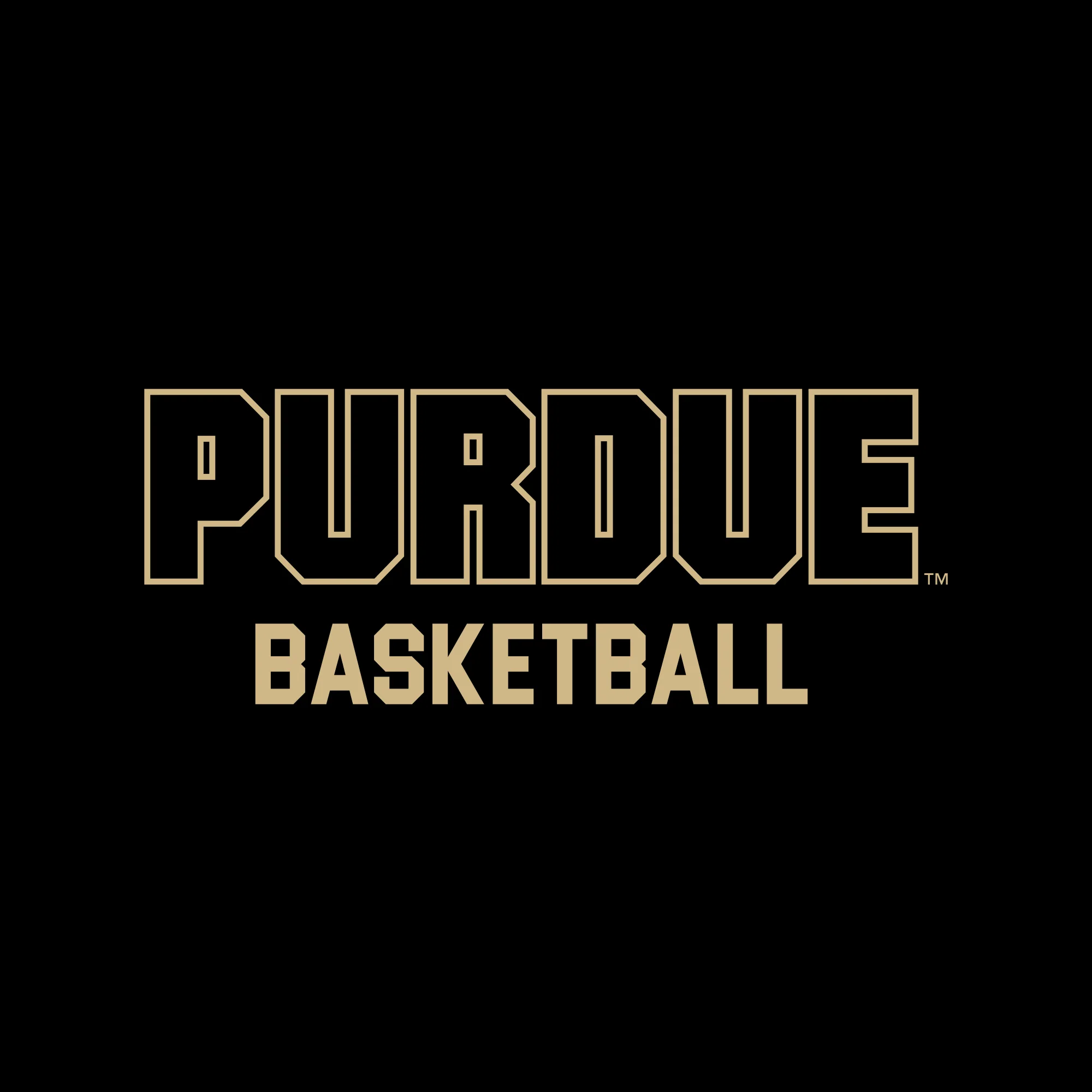 Purdue Pete Basketball Mascot Mark LC Zip Hoodie - Black - Image 4