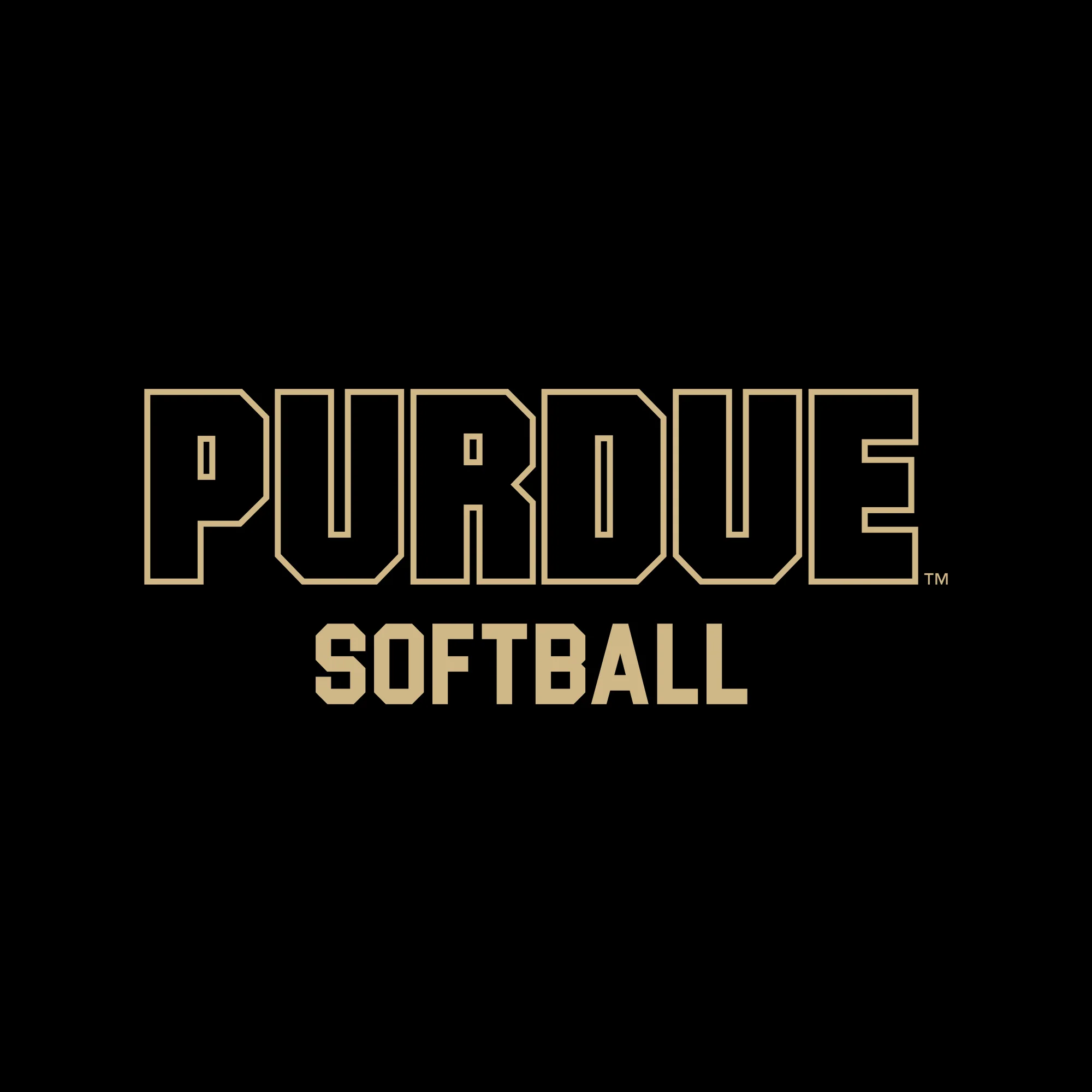 Purdue Pete Softball Mascot Mark LC Zip Hoodie - Black - Image 4