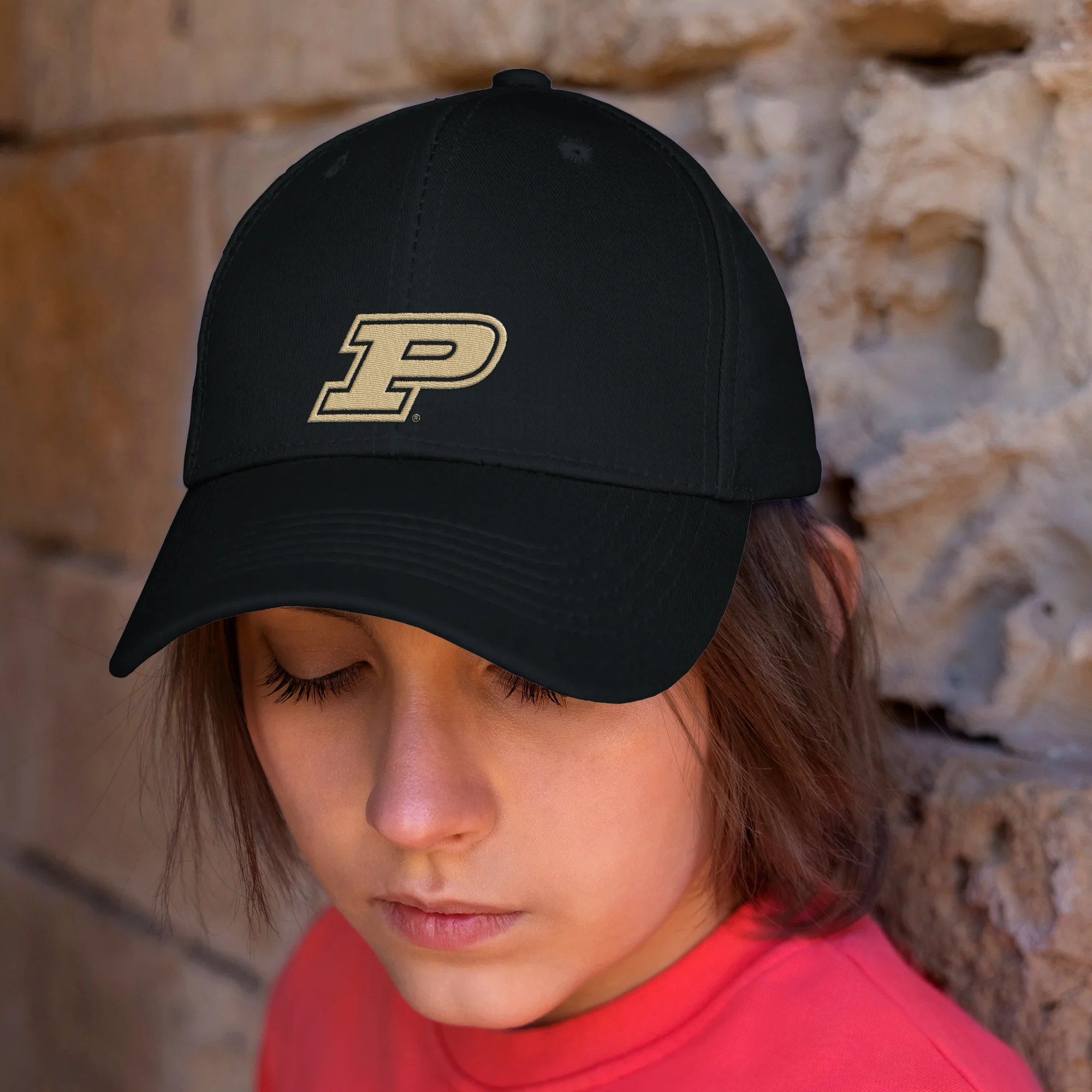 Purdue Primary Logo Dad Hat - Image 3