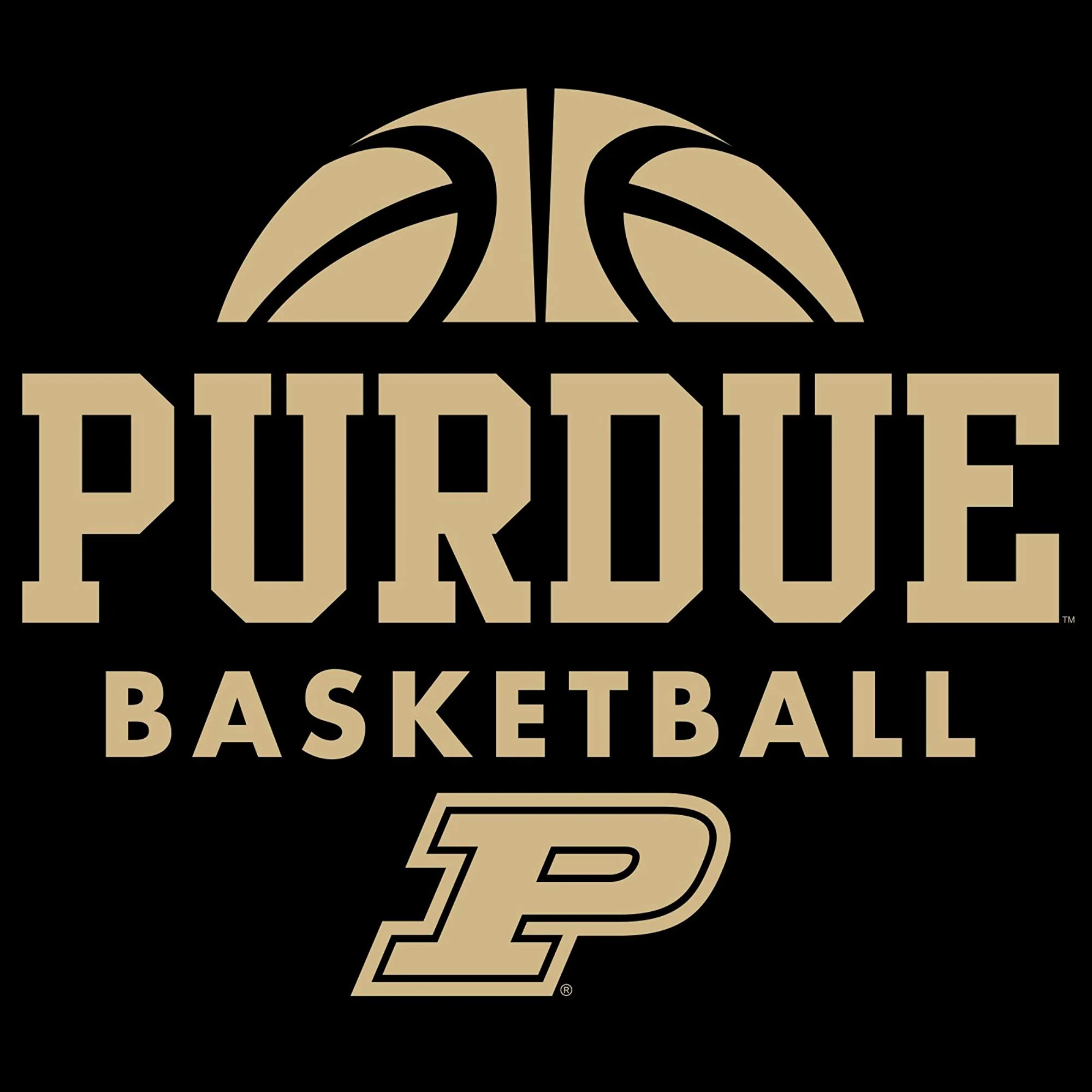 Purdue Basketball Hype T Shirt - Black - Image 2