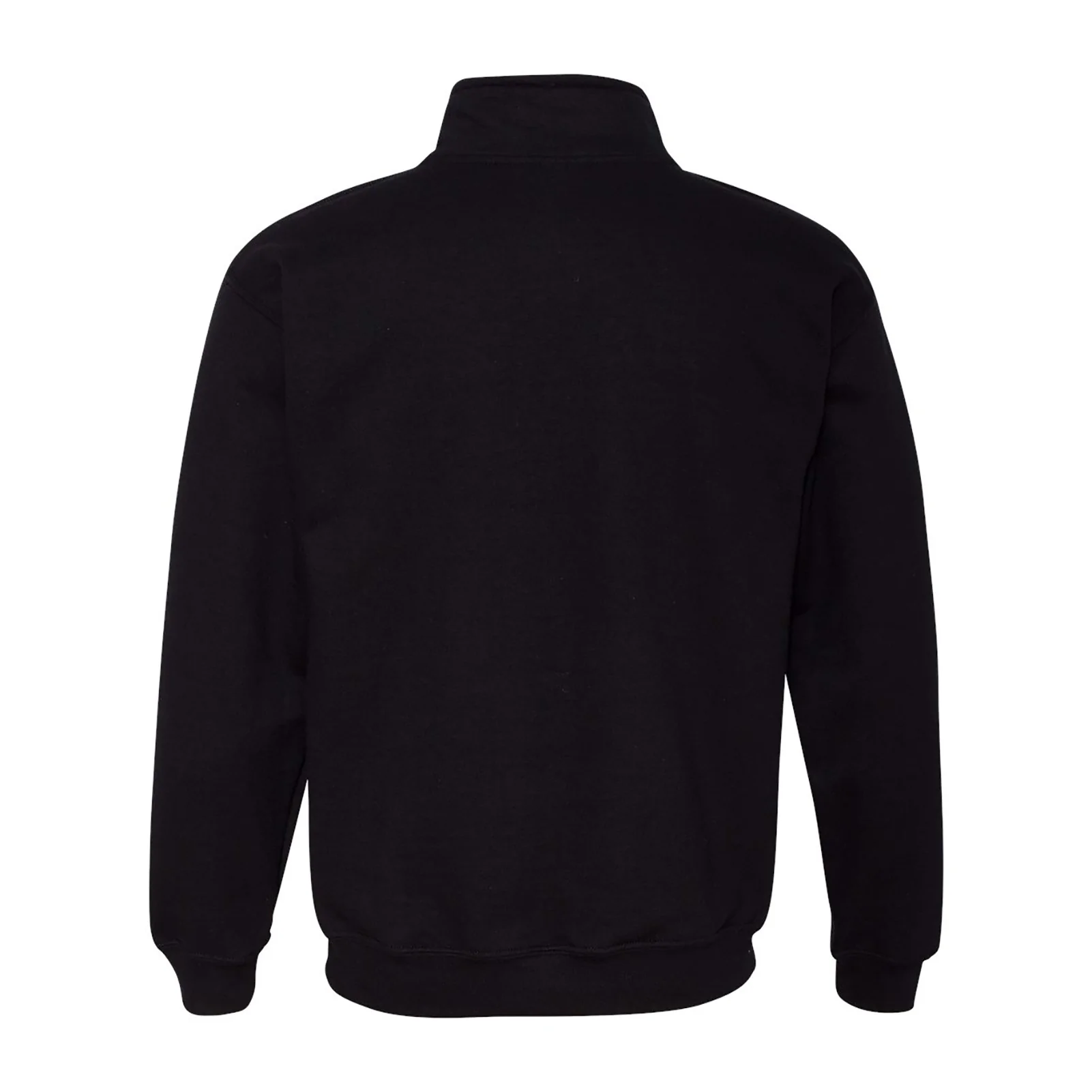 Purdue University Boilermakers Block P Embroidered Quarter-Zip Sweatshirt - Black - Image 3