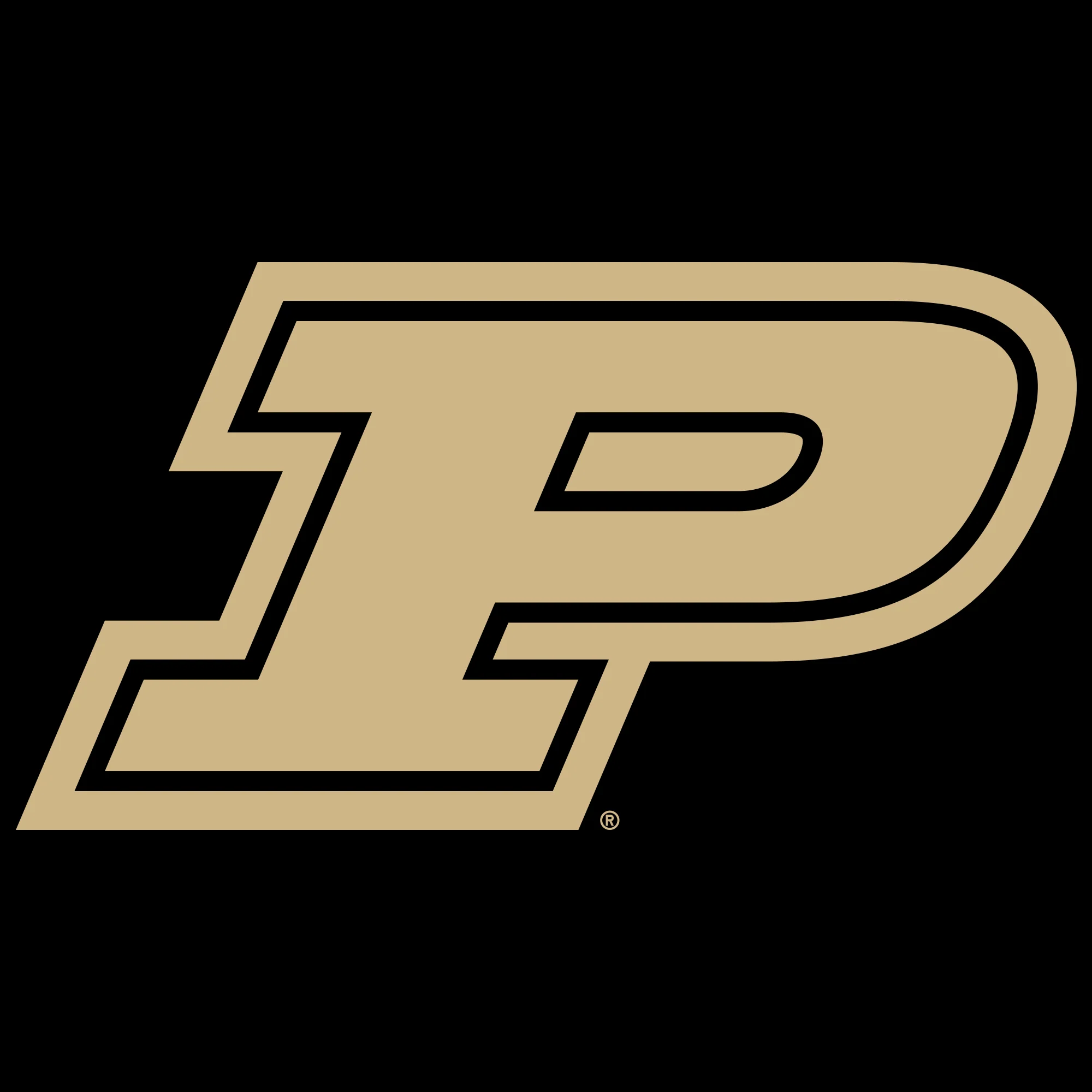 Purdue University Boilermakers Front Back Print Short Sleeve T Shirt - Black - Image 4