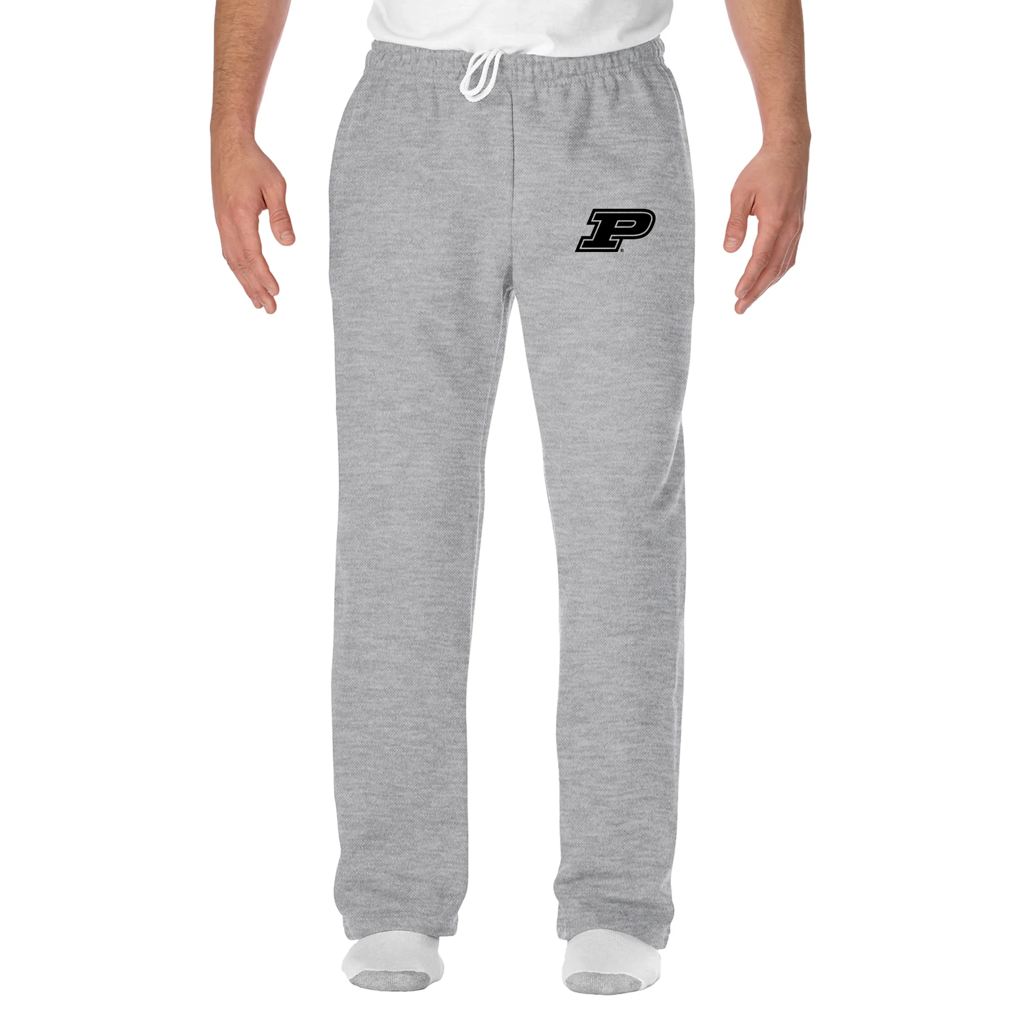 Purdue University Boilermakers Primary Logo Sweatpants - Sport Grey - Image 3