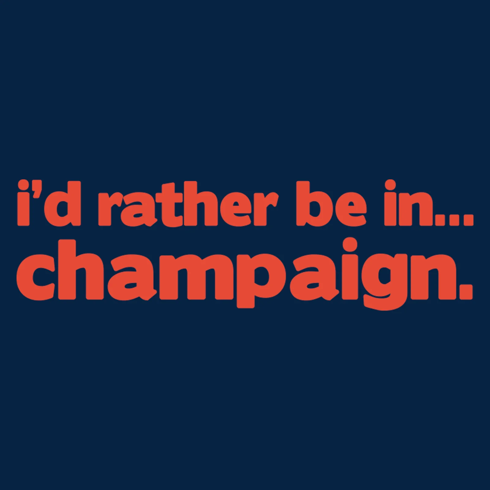 Rather Be in Champaign - Midnight Navy - Image 2