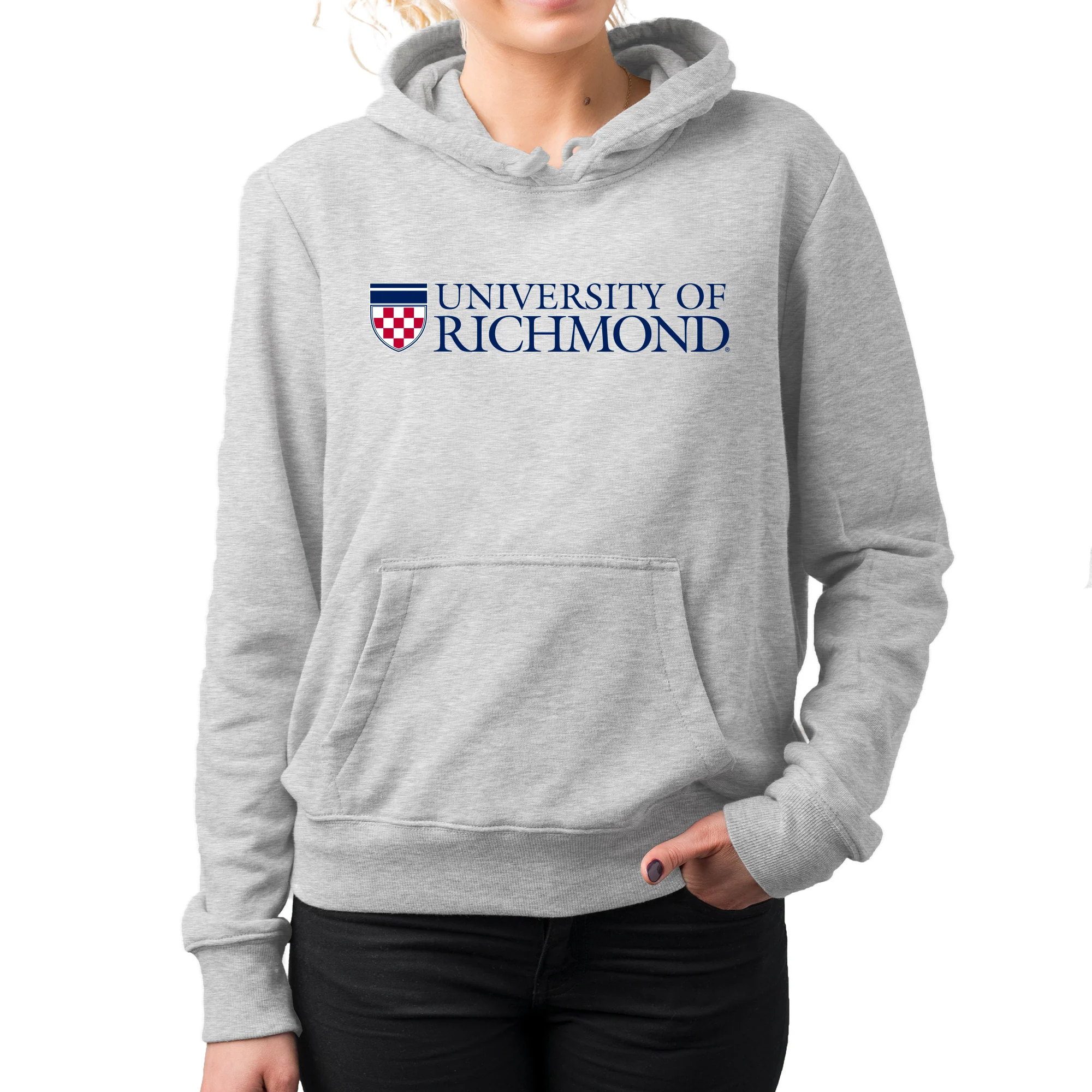 Richmond Spiders Institutional Logo Hoodie - Sport Grey - Image 4