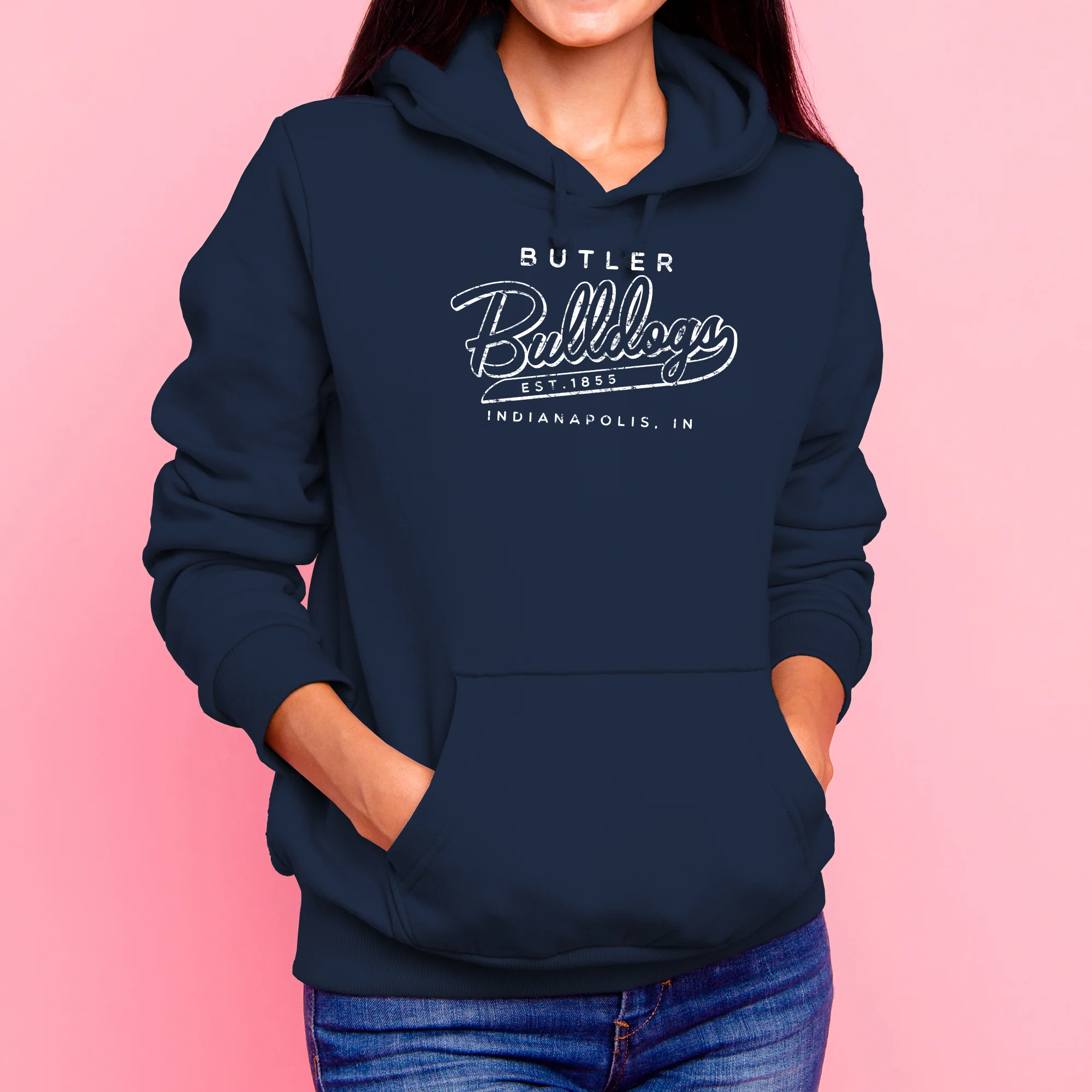Butler University Bulldogs Road Trip Heavy Blend Hoodie - Navy - Image 4