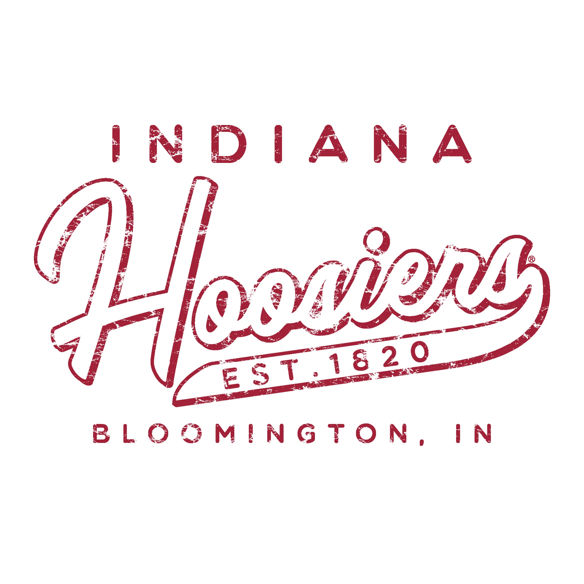 Indiana University Hoosiers Road Trip Heavy Blend Hoodie - White - Image 2