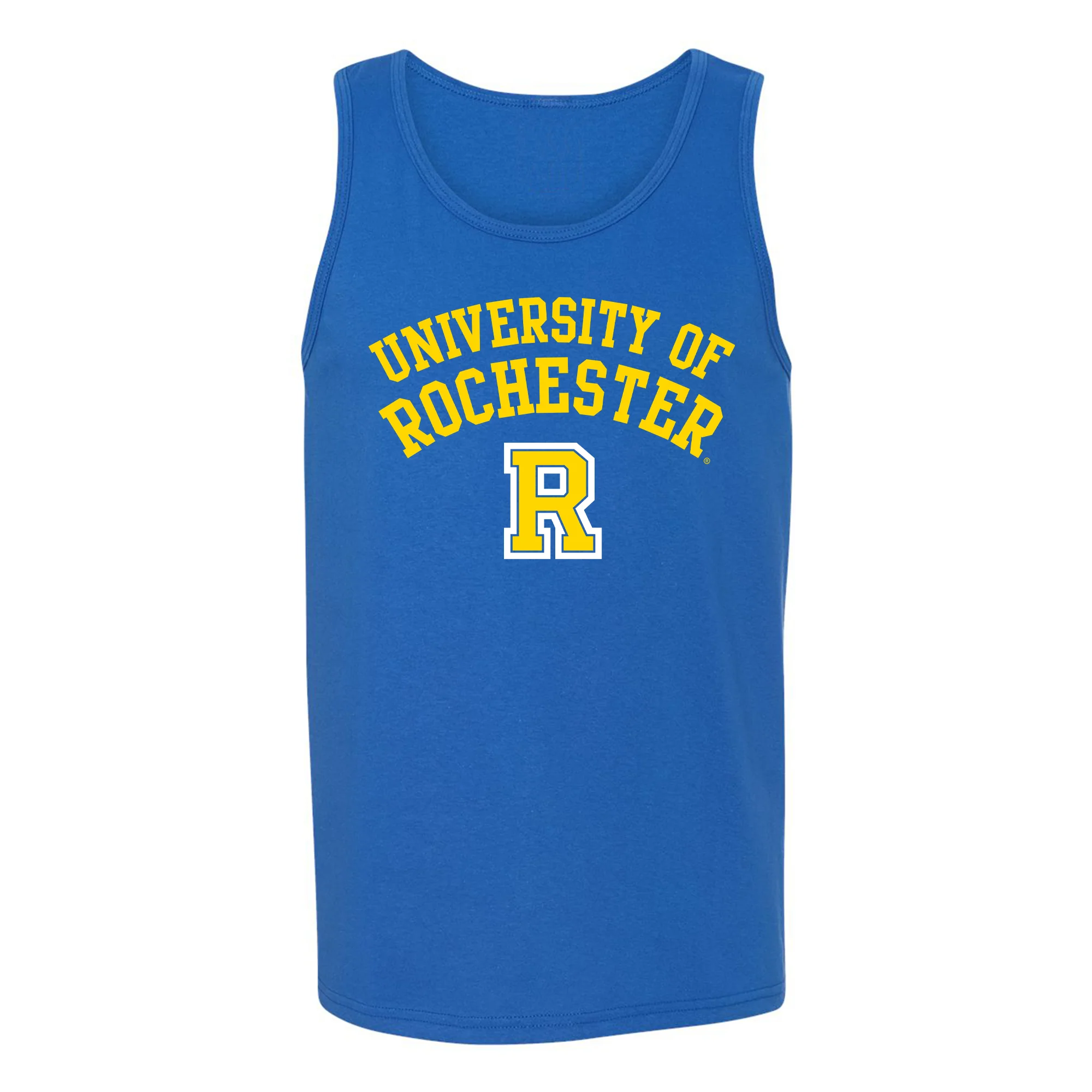 University of Rochester Yellowjackets Arch Logo Tank Top - Royal