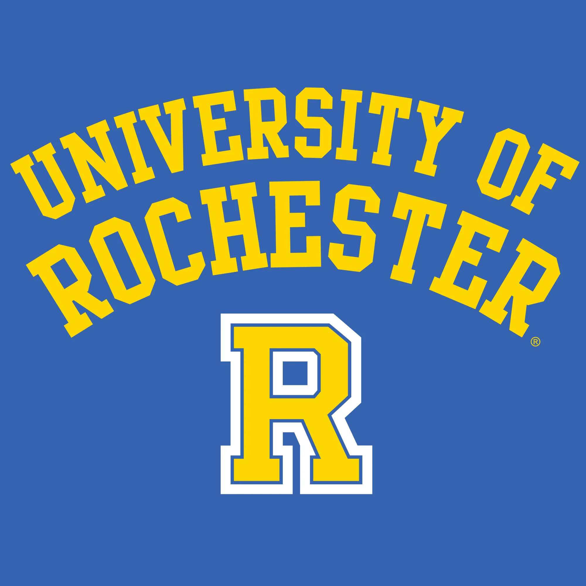 University of Rochester Yellowjackets Arch Logo Tank Top - Royal - Image 2
