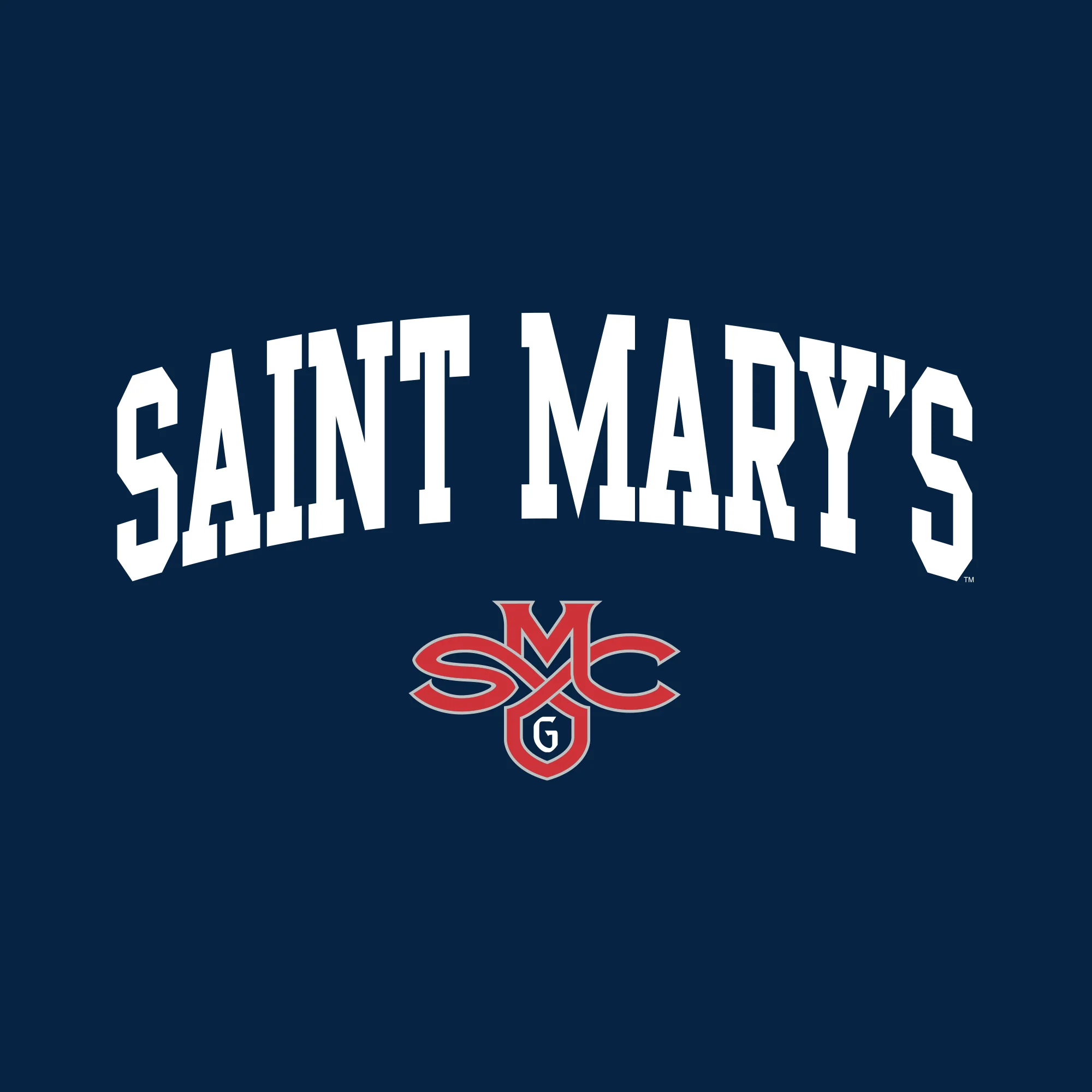 Saint Mary's College Gaels Arch Logo Hoodie - Navy - Image 2