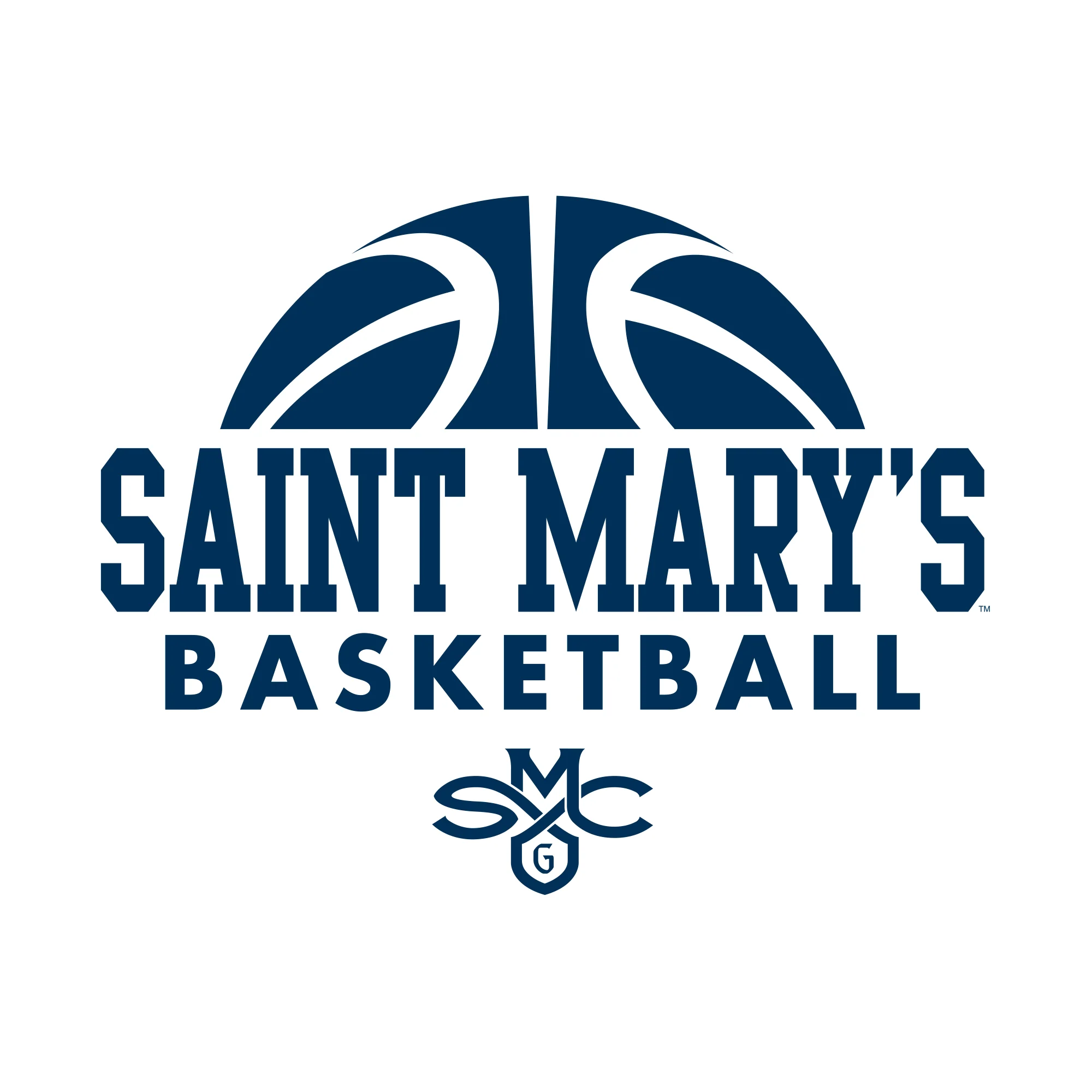 Saint Mary's College Gaels Basketball Hype T Shirt - White - Image 2