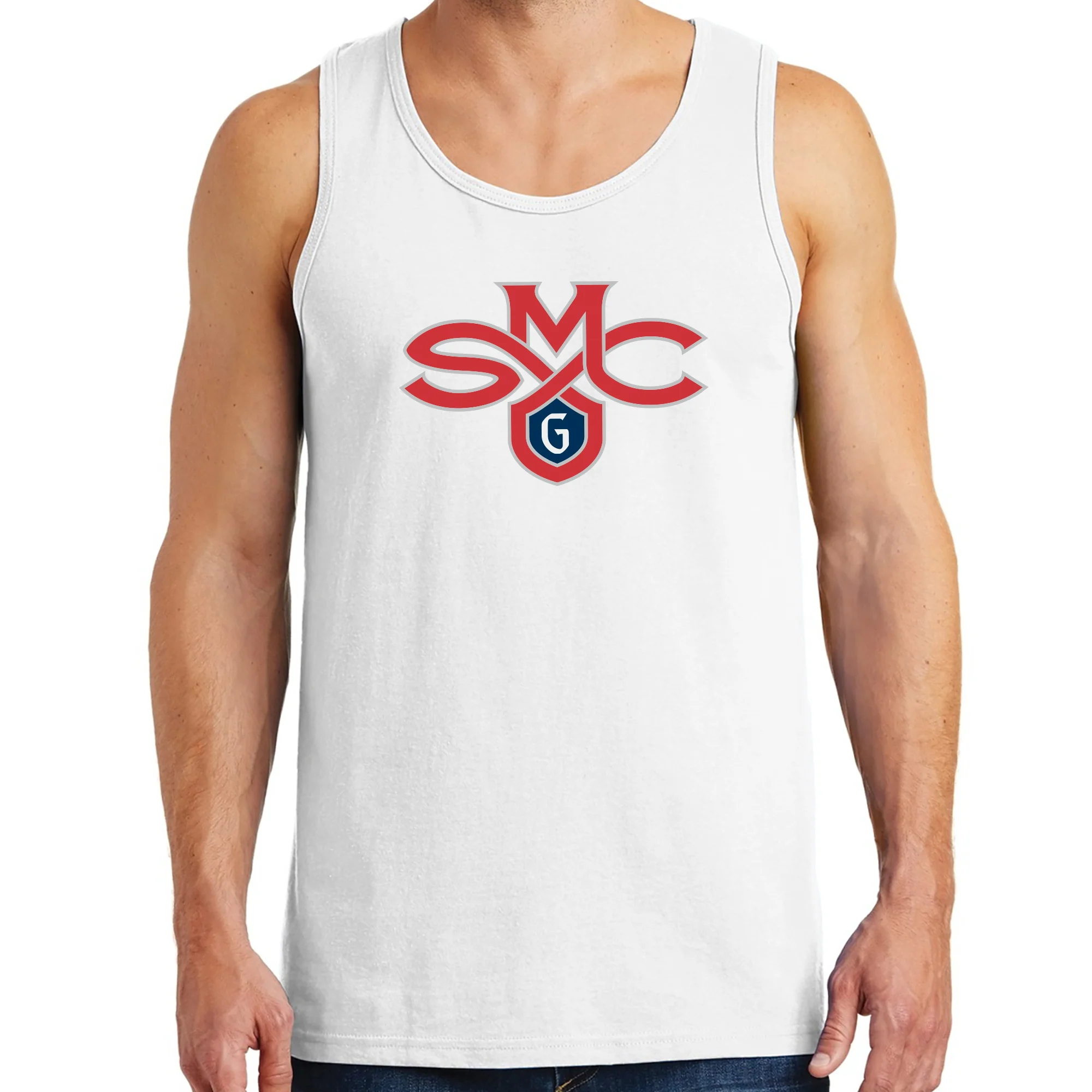 Saint Mary's College Gaels Primary Logo Tank Top - White - Image 3