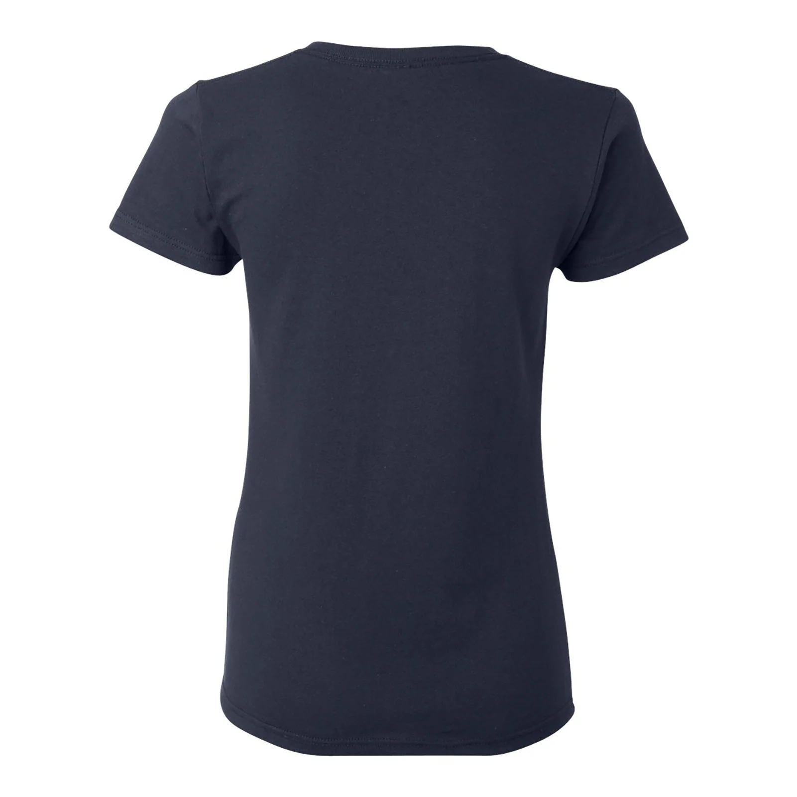 Saint Peter's Peacocks Basic Block Womens Short Sleeve T Shirt - Navy - Image 3