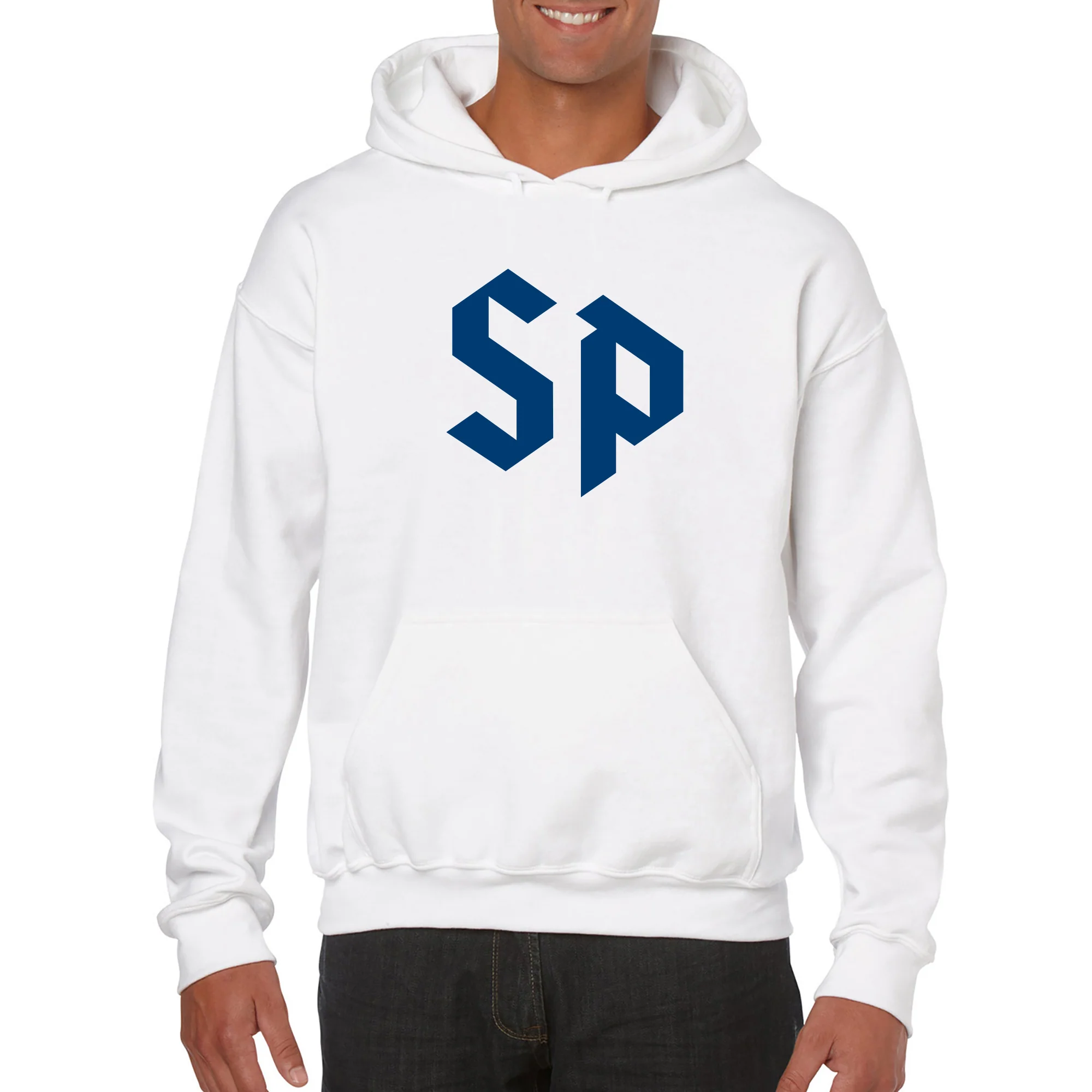 Saint Peter's University Peacocks Primary Logo Hoodie - White - Image 3