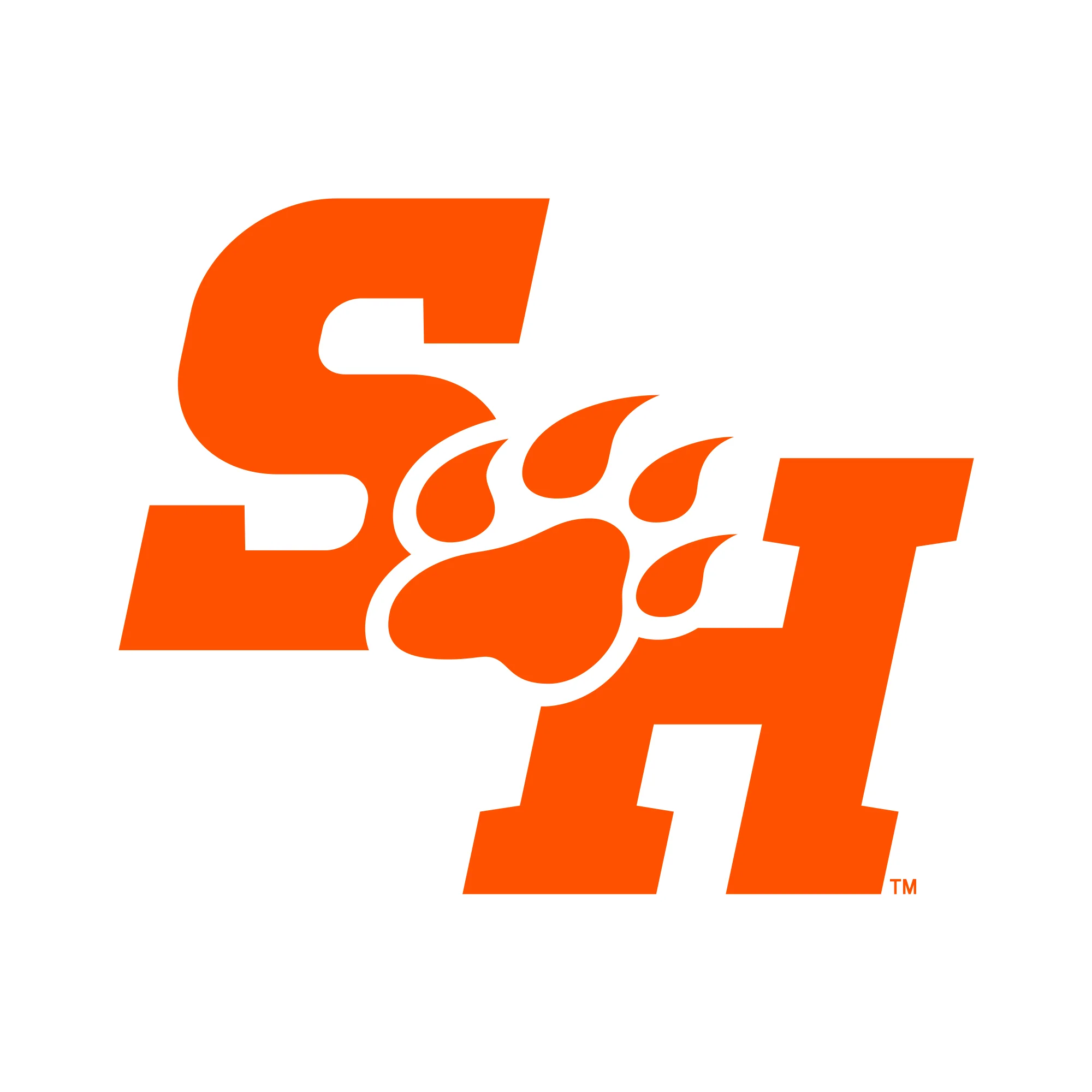 Sam Houston State University Bearkats Primary Logo Hoodie - White - Image 2