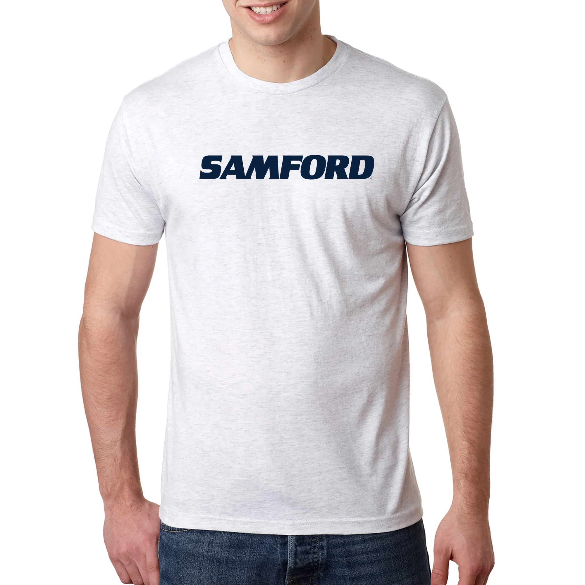 Samford Basic Block NLA Triblend T-Shirt - Image 4