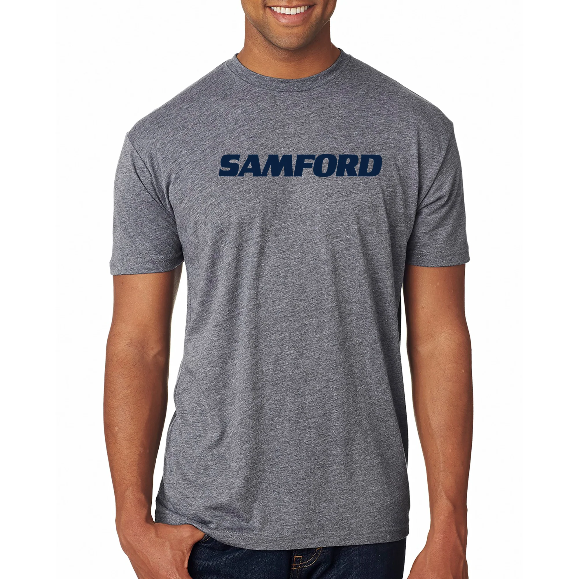 Samford Basic Block NLA Triblend T-Shirt - Image 7