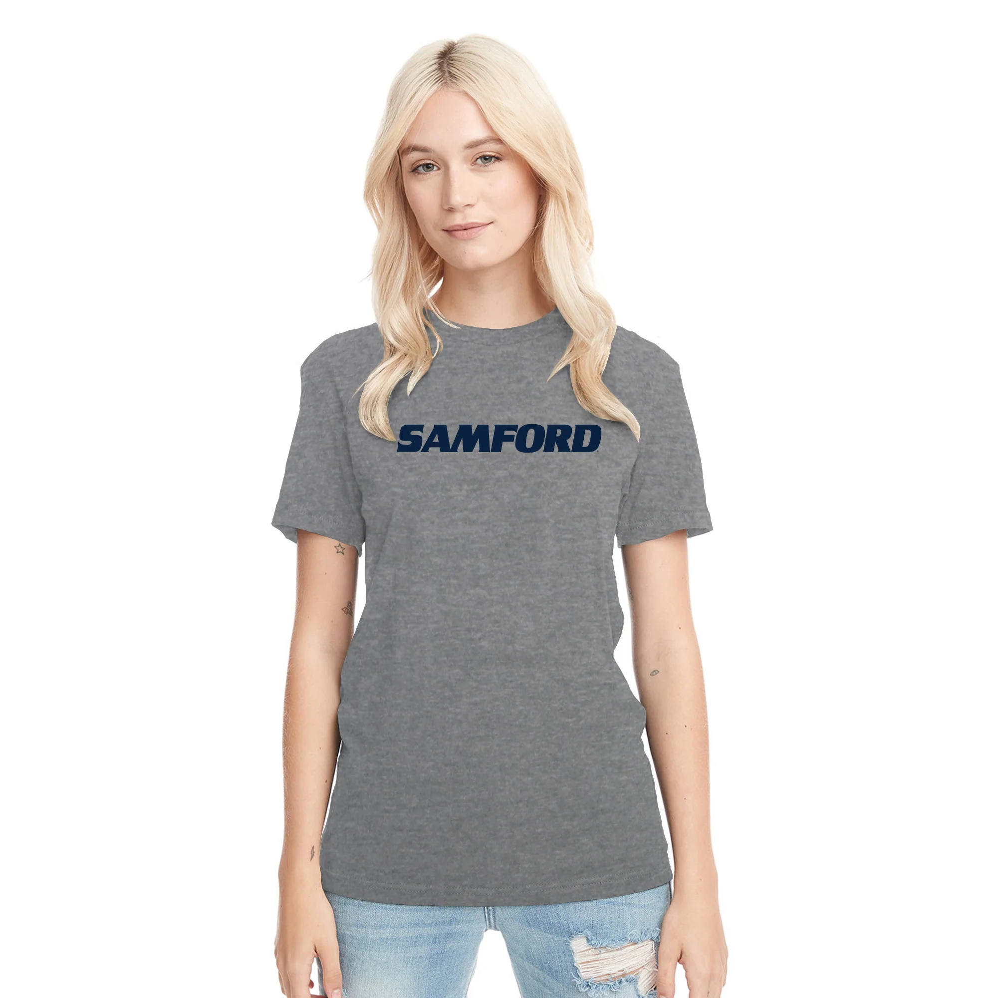 Samford Basic Block NLA Triblend T-Shirt - Image 8