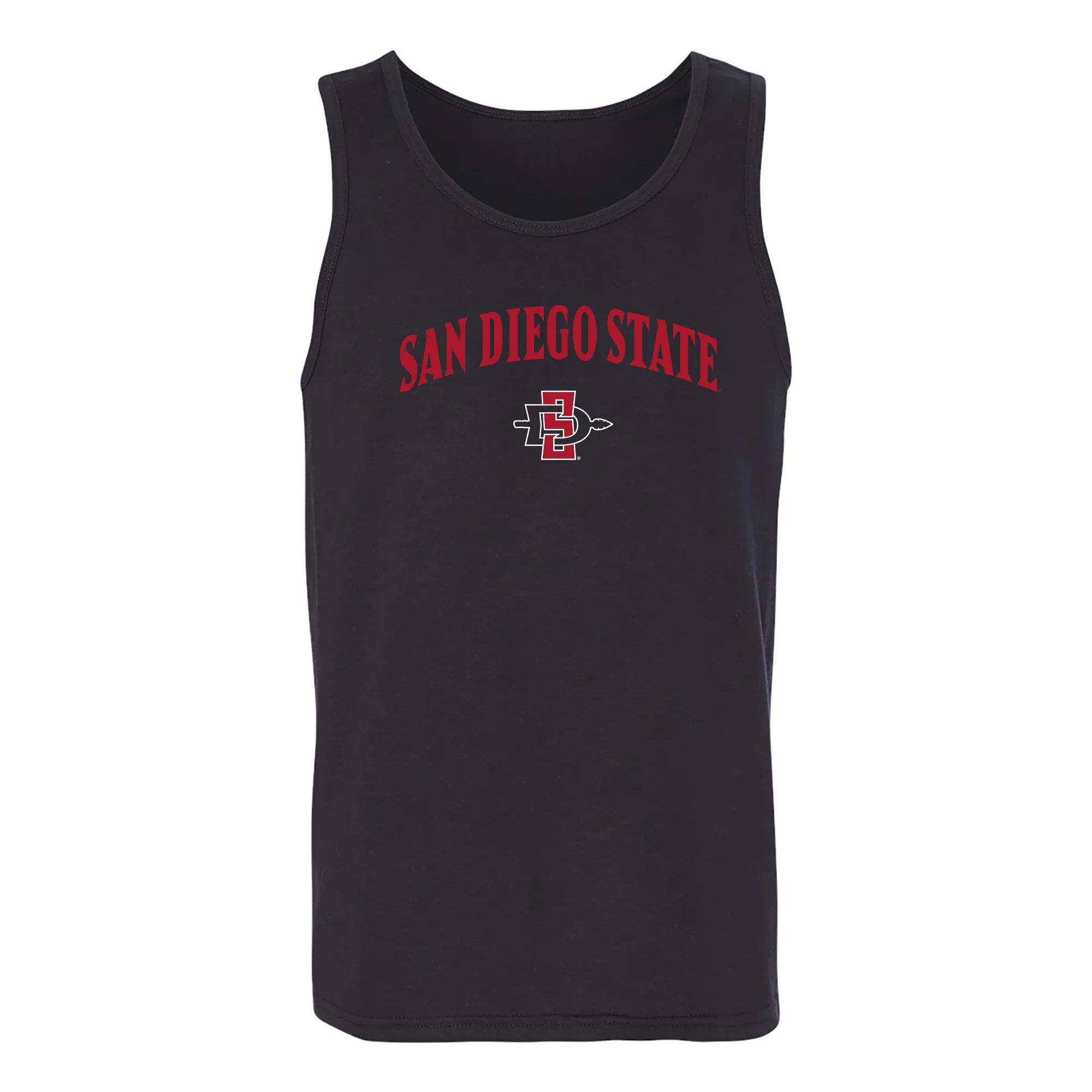 San Diego State Aztecs Arch Logo Tank Top - Black