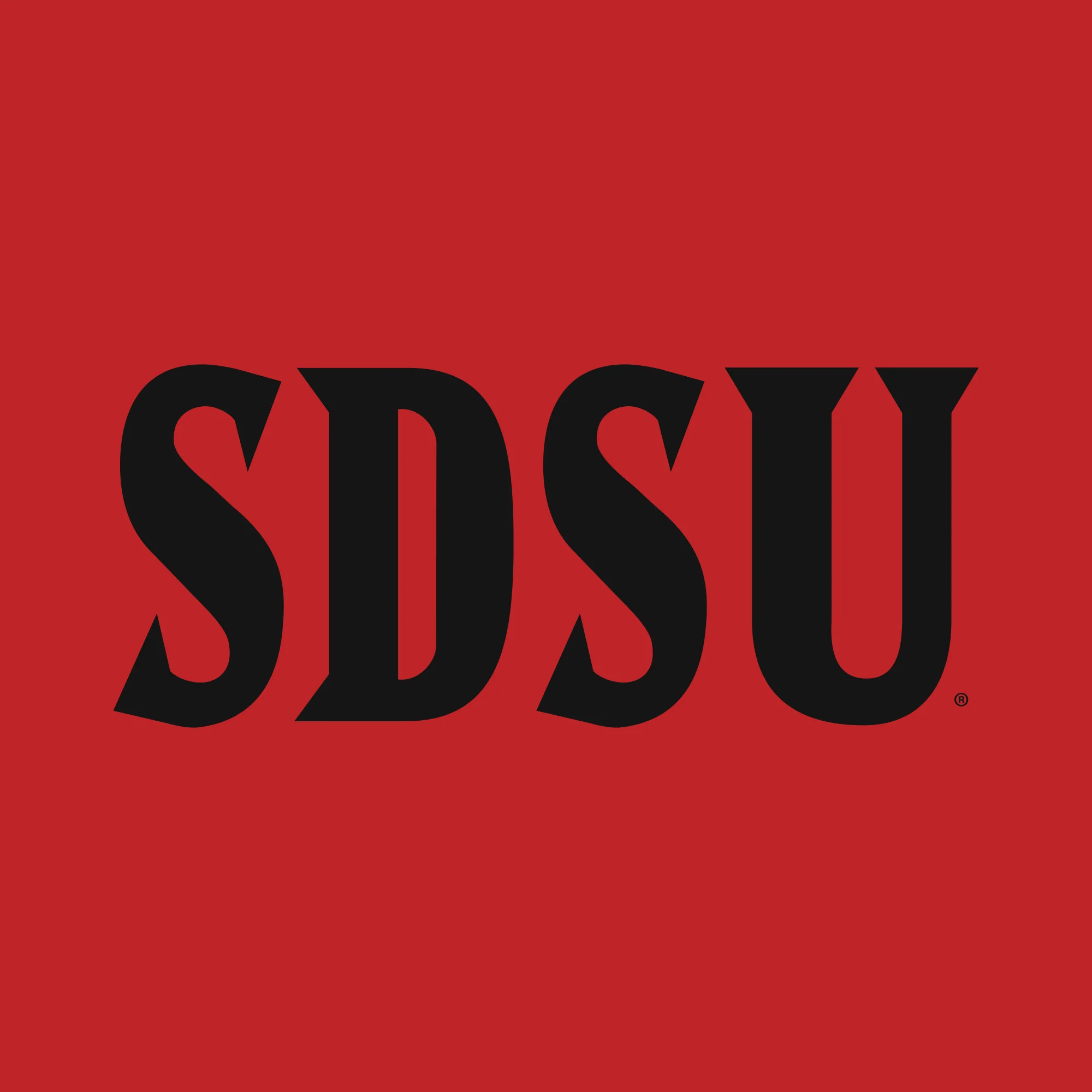 San Diego State Aztecs Basic Block Hoodie - Red - Image 2
