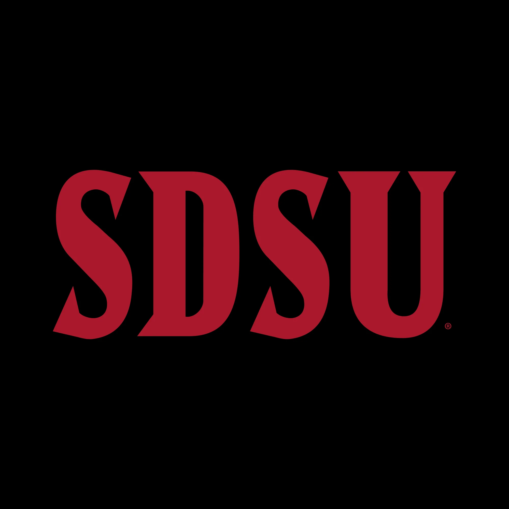 San Diego State Aztecs Basic Block Womens T Shirt - Black - Image 2